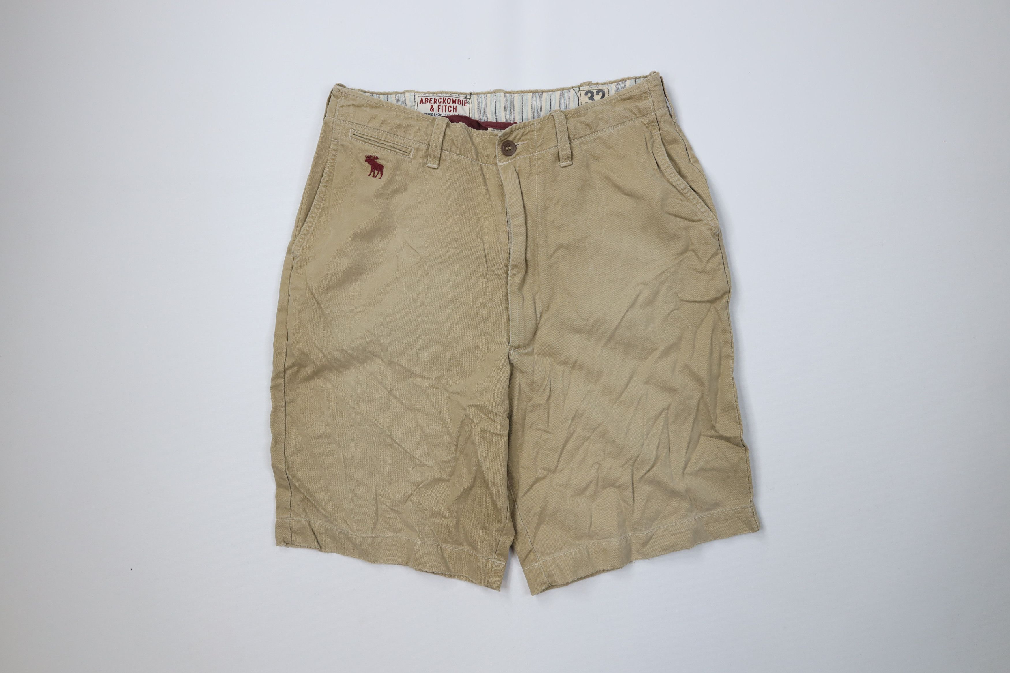 Abercrombie & Fitch Vintage 90s Y2K Abercrombie & Fitch Heavyweight Shorts Size US 32 / EU 48 - 1 Thumbnail