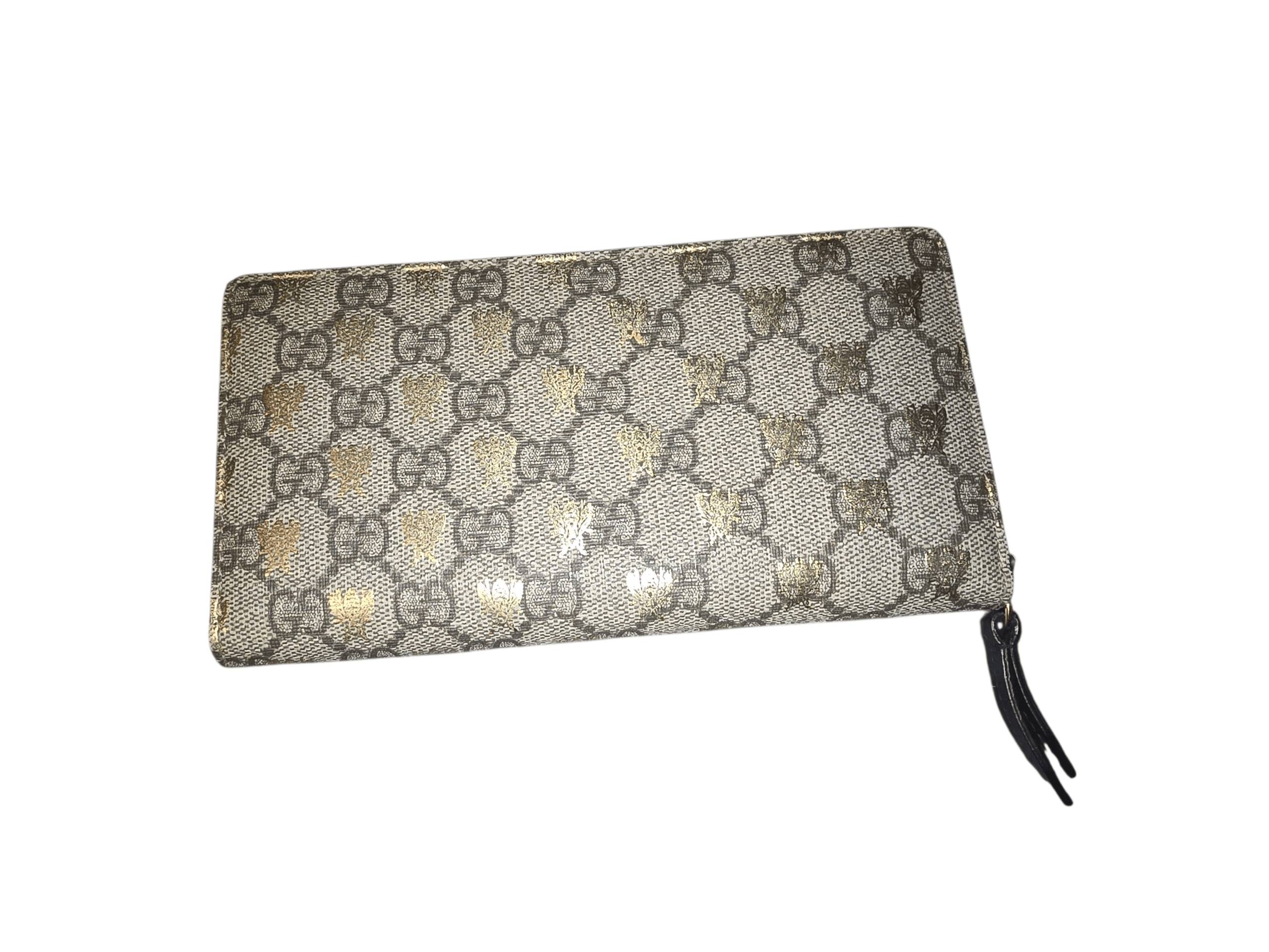 Gucci Gucci GG Supreme Monogram Zip-Aroumd Wallet Size ONE SIZE - 1 Thumbnail