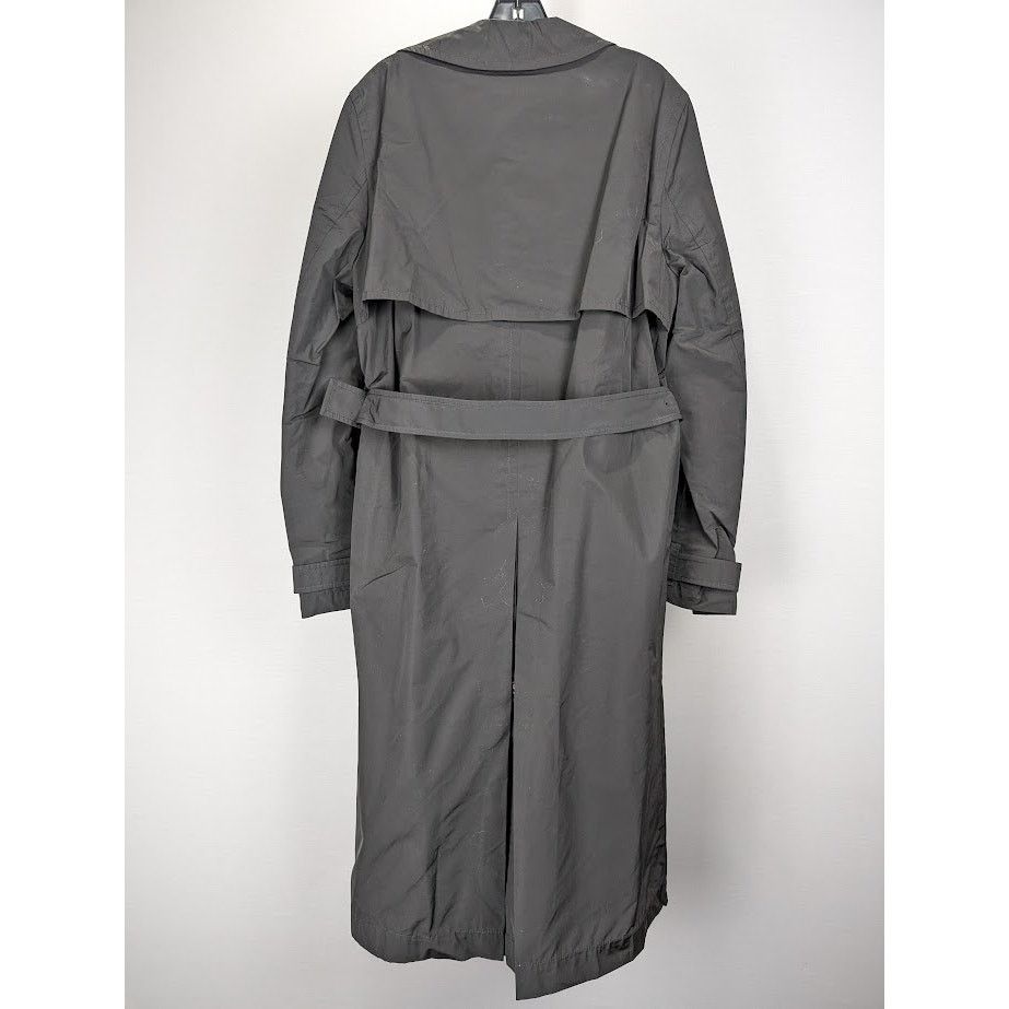 Bottega Veneta o1rshd1 Trench Fluid Technical Cotton Coat in Black Size US S / EU 44-46 / 1 - 14 Thumbnail