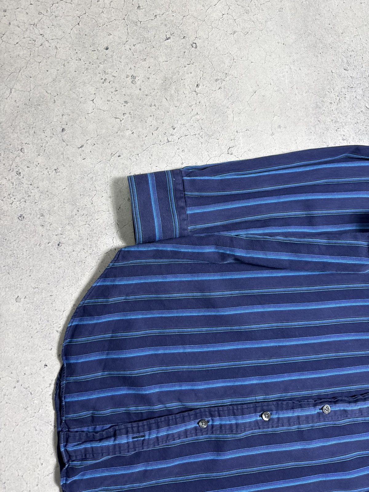 Yves Saint Laurent Yves Saint Laurent YSL Luxury Striped Button Up Shirt Size M Size US M / EU 48-50 / 2 - 3 Thumbnail