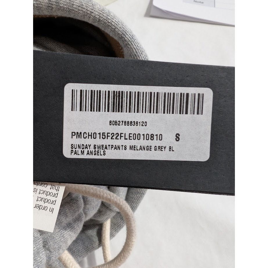 Palm Angels o1rshd1 Q:2 / Sunday Sweatpants & Joggers in Melange Grey Size US 30 / EU 46 - 23 Thumbnail
