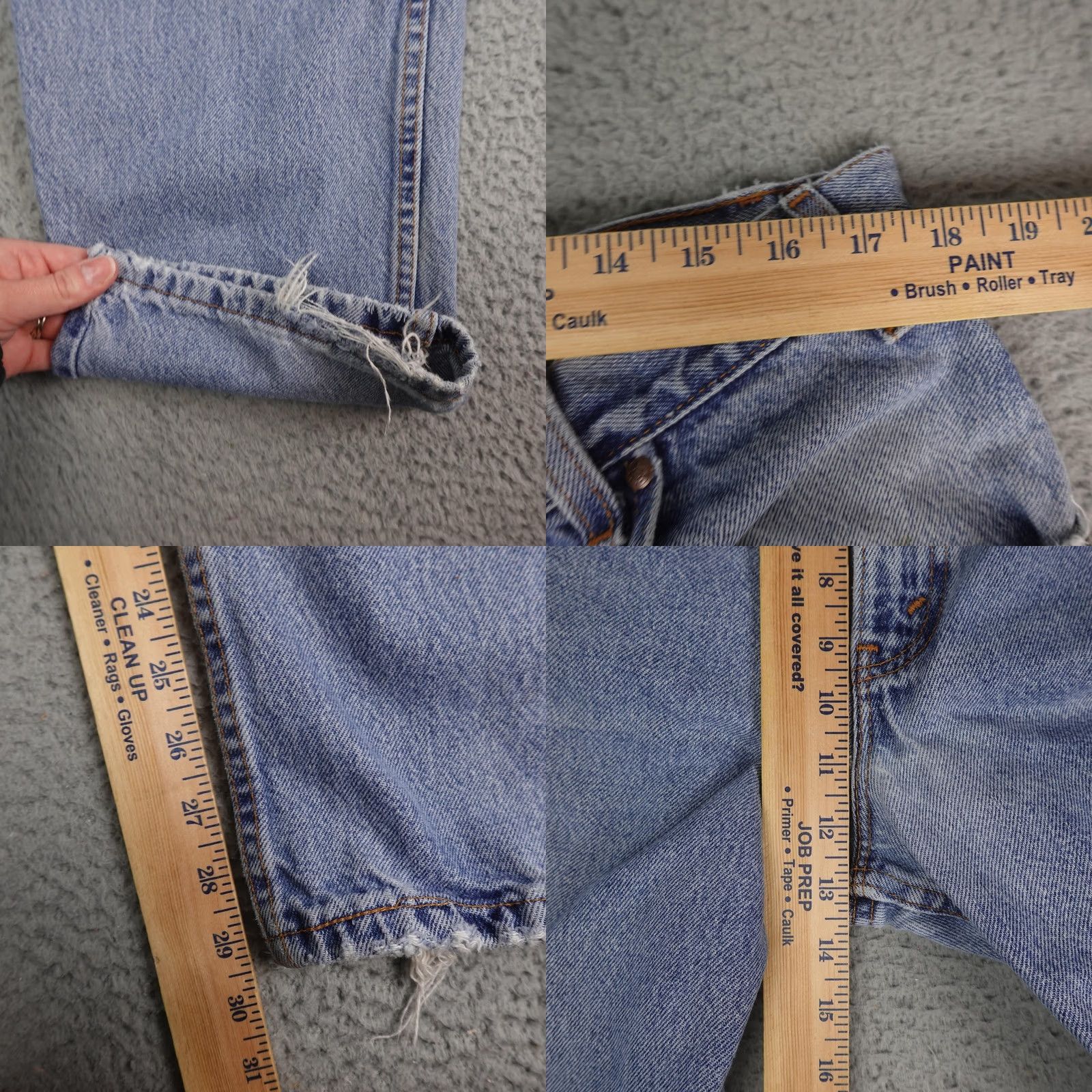 Levi's VINTAGE Levi'S Jeans Mens 40 Blue 40x30 Fits 36x30 Denim Relaxed USA Made 90s Size US 40 / EU 56 - 10 Thumbnail