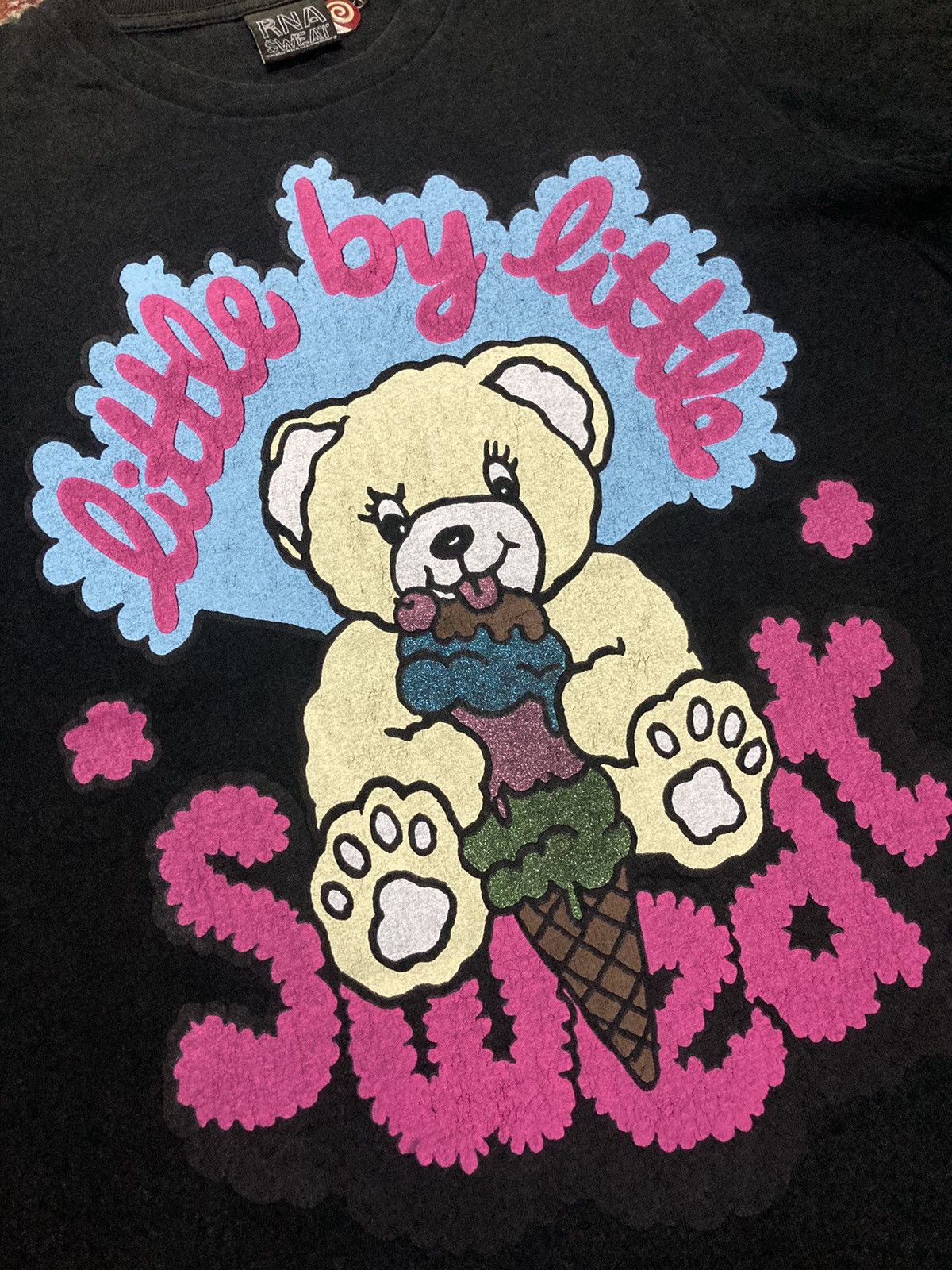 Japanese Brand × Vintage RNA Inc. “little by little” T-Shirt Size S / US 4 / IT 40 - 2 Thumbnail