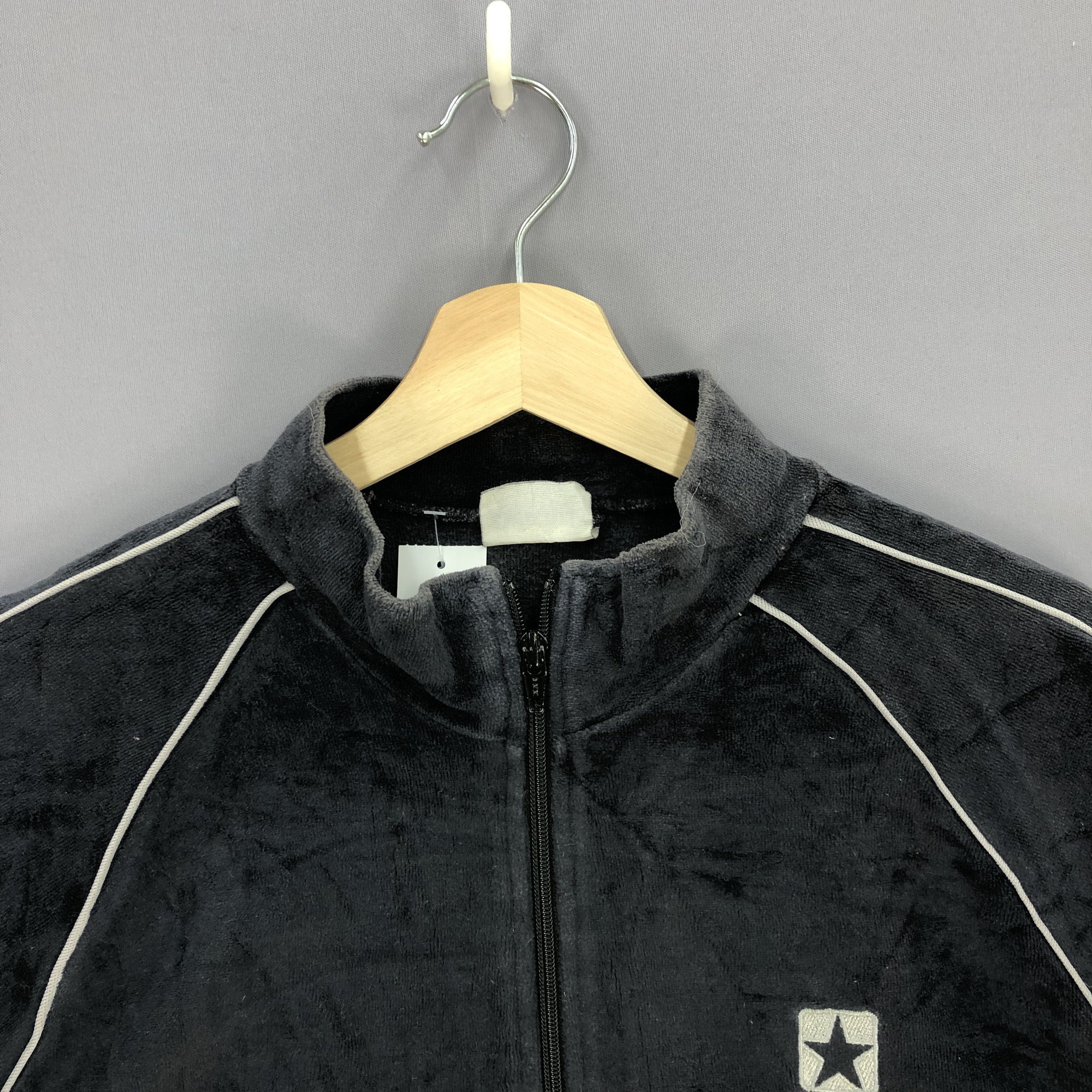 Vintage 90s Converse Sweater Converse Zipper Sweatshirt