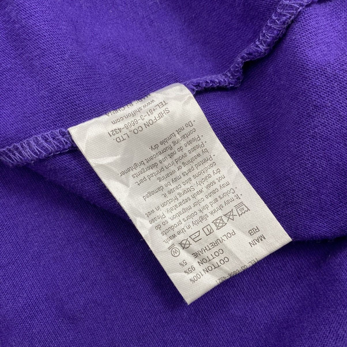 Number (N)ine 2000s Number (N)ine Spell Out Logo Tapped Purple Long Sleeve Size US L / EU 52-54 / 3 - 11 Thumbnail