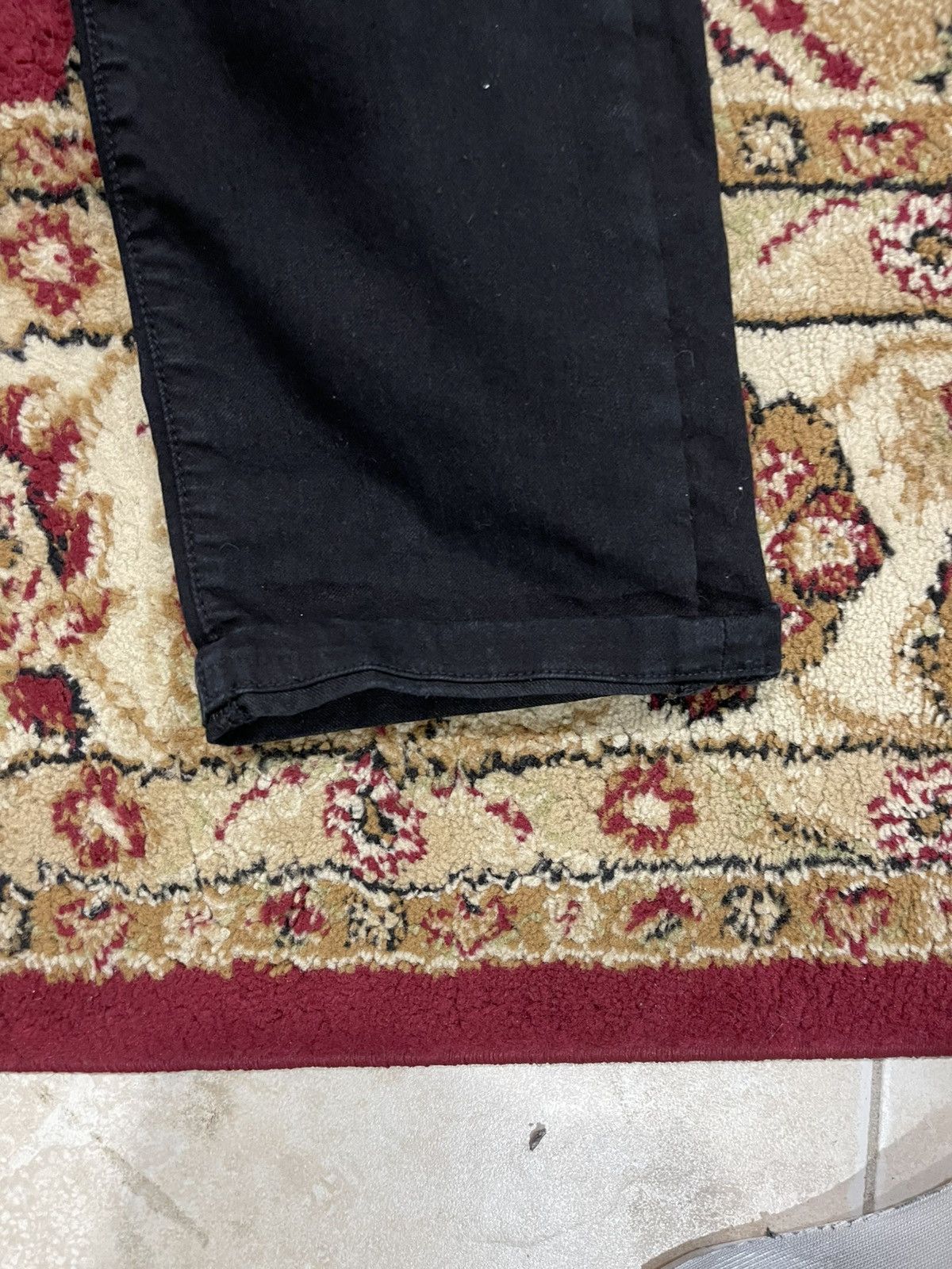 MONFRERE Black Noir Monfrere Dinero Jeans Size US 32 / EU 48 - 3 Thumbnail