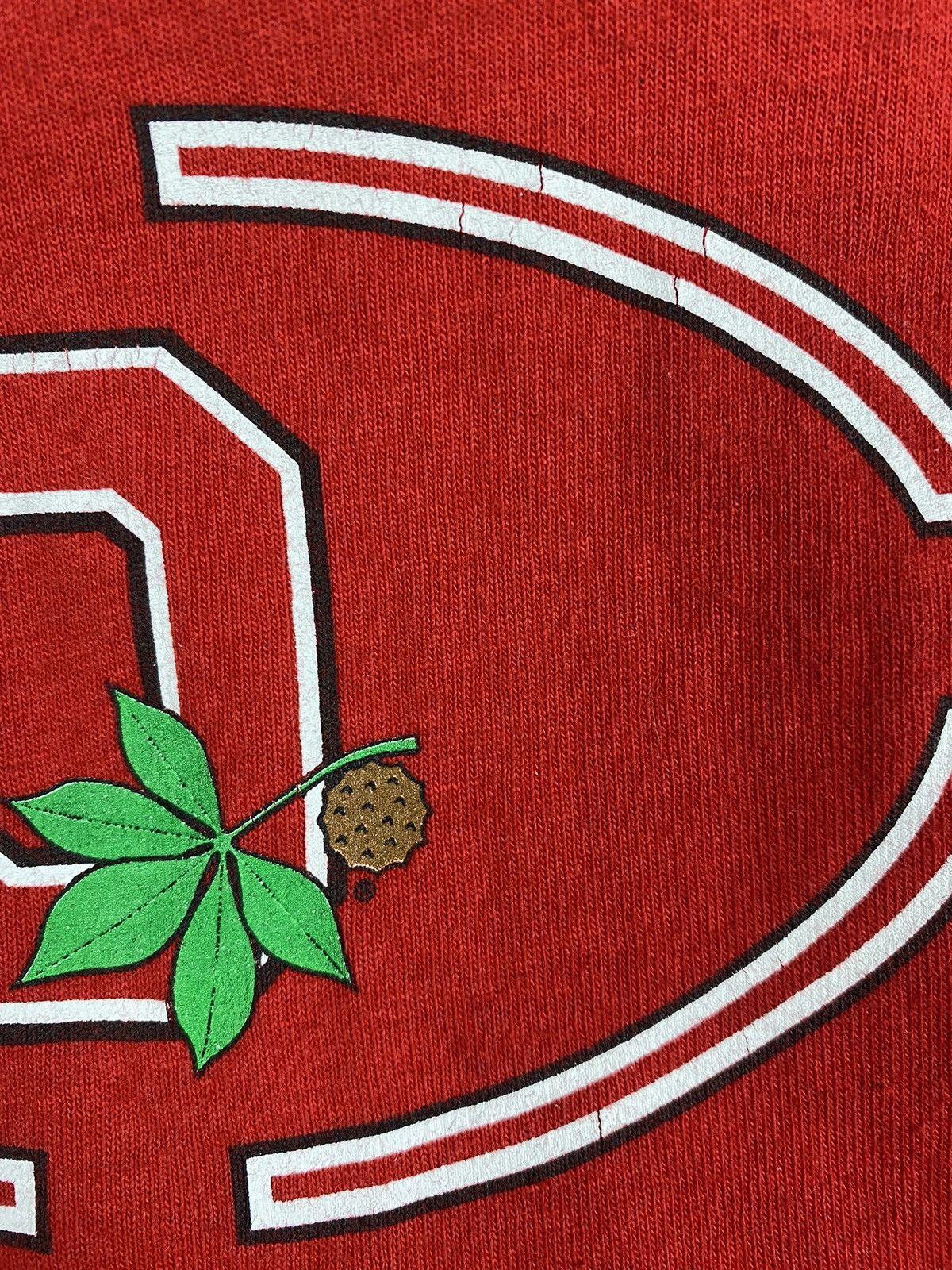 Adidas × Vintage Vintage 90s Ohio State University Buckeyes Long Sleeve Size US L / EU 52-54 / 3 - 10 Thumbnail