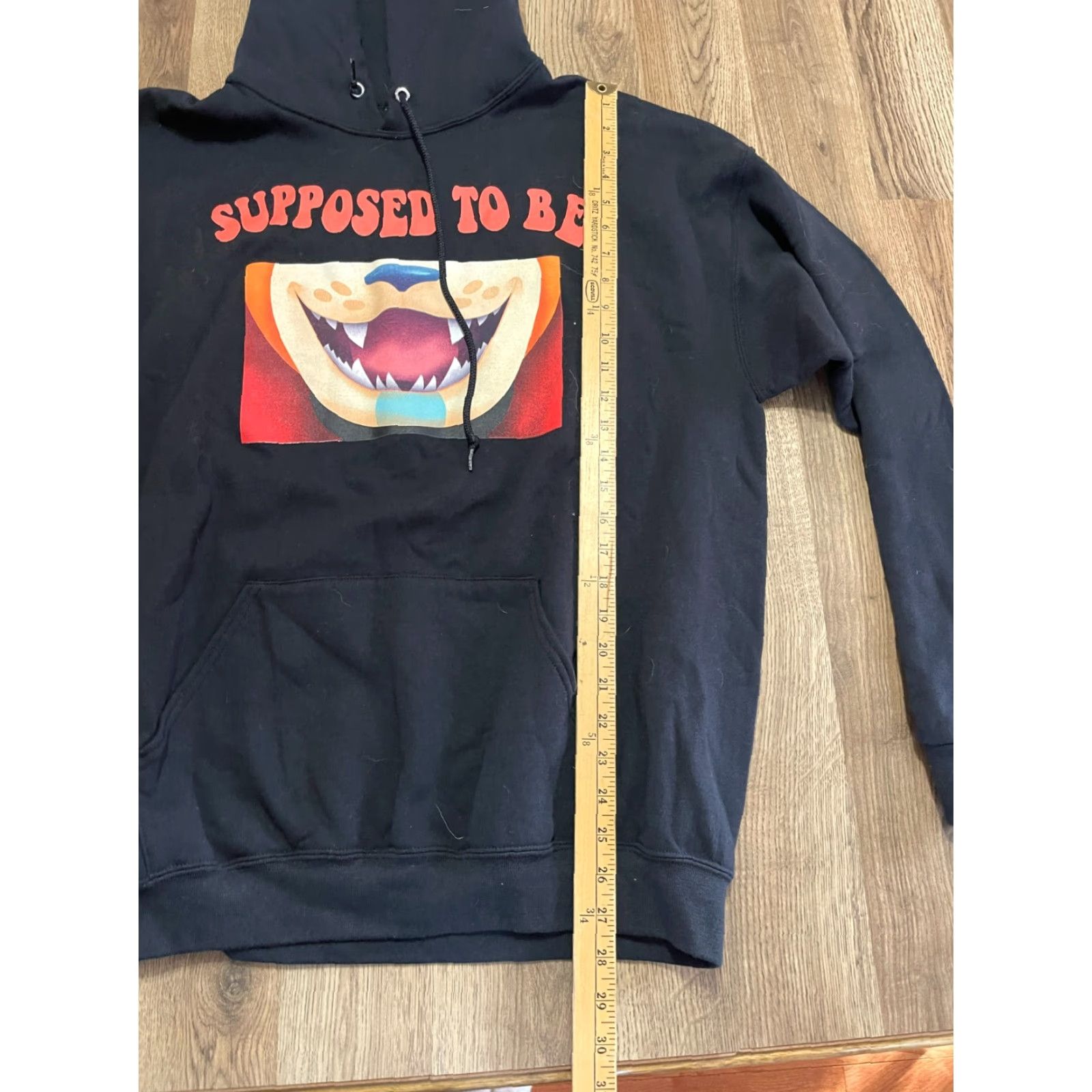 Vintage Five Nights at Freddys Hoodie Mens Size Large Black Pullover Long Sleeve Adult Regular Fit Vintage No Size US L / EU 52-54 / 3 - 6 Thumbnail
