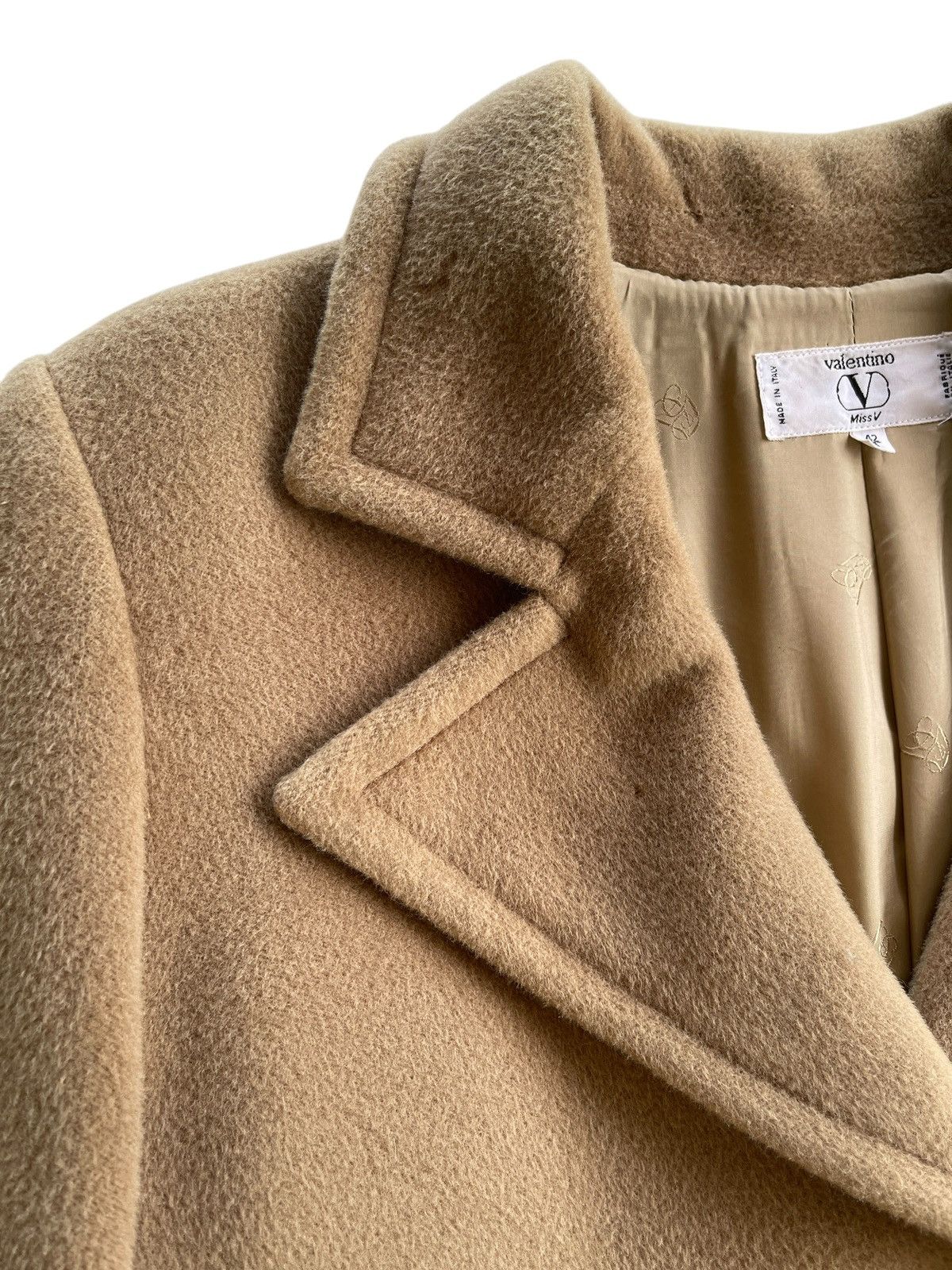 Valentino Valentino Cashmere Camel Coat Size M / US 6-8 / IT 42-44 - 11 Thumbnail