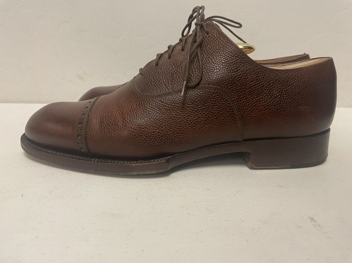 Cole Haan × Vintage Pebbled Leather Cap Toe Oxford Size US 9.5 / EU 42-43 - 7 Thumbnail