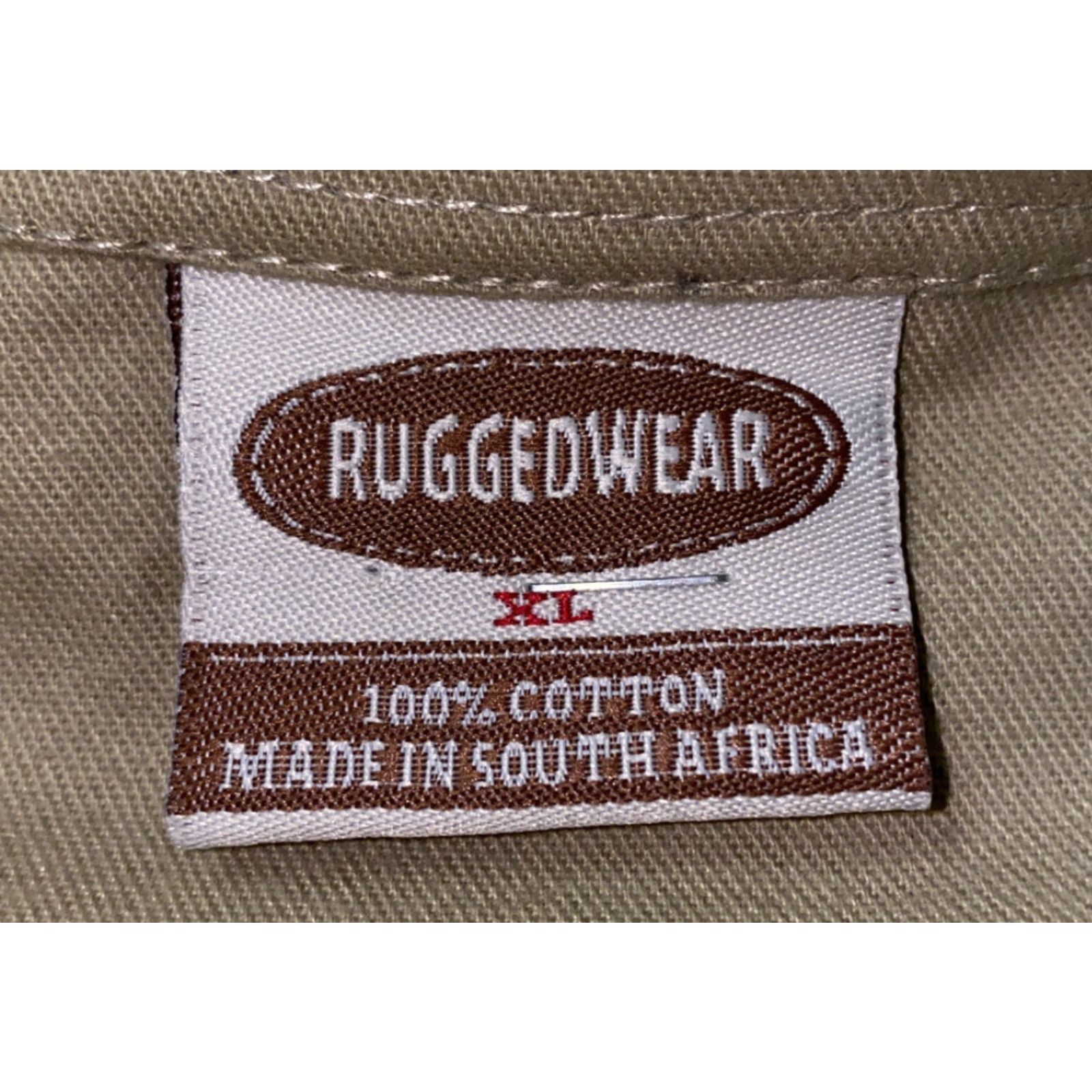 Vintage Rugged Wear Men’s Beige Long Sleeve Cotton Button-Up Shirt XL Casual Size US XL / EU 56 / 4 - 6 Thumbnail