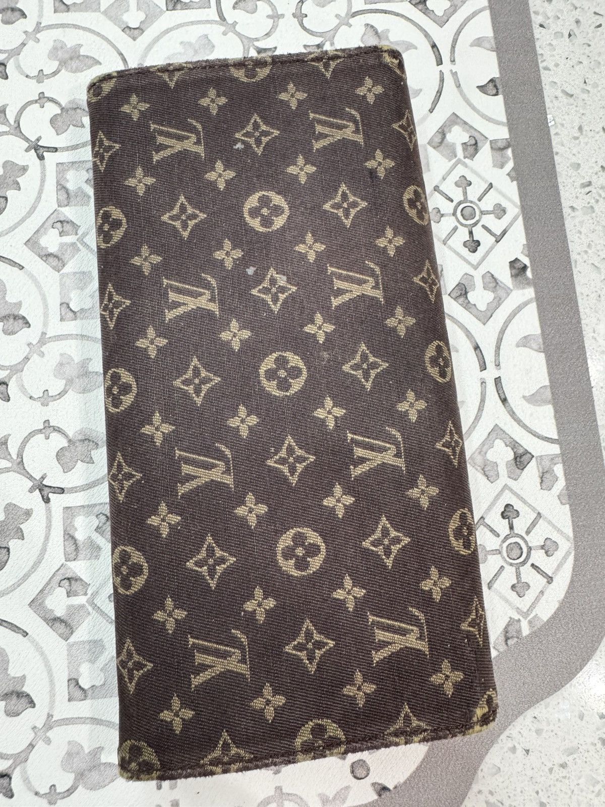 Louis Vuitton Louis Vuitton Brown Monogram Mini Lin Sarah Wallet Size ONE SIZE - 13 Thumbnail