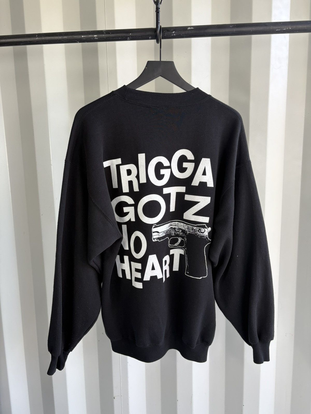 Vintage Vintage Menace 2 Society Triggaz Gotz No Heart Sweatshirt Size US XL / EU 56 / 4 - 2 Thumbnail