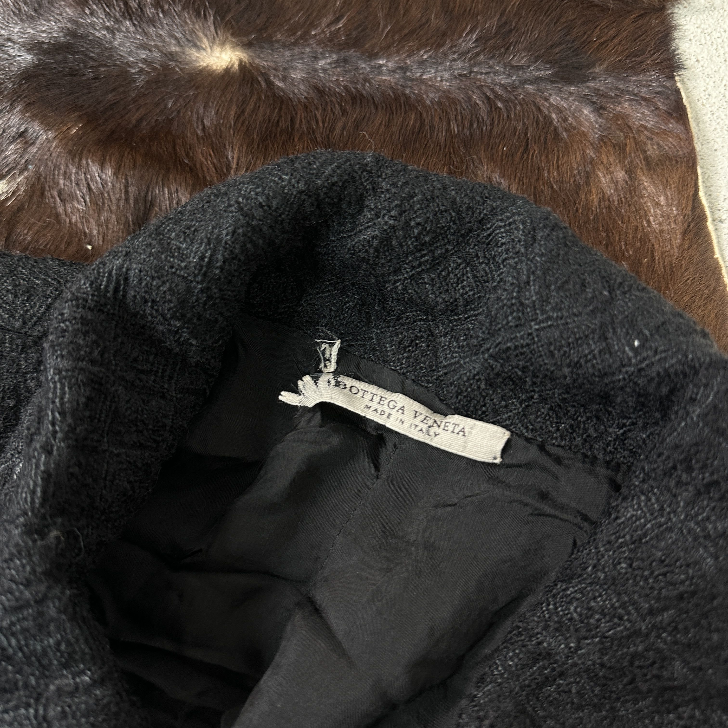 Bottega Veneta × Vintage Bottega Veneta High Quality Luxury Coat Cloak Jacket Black Size US S / EU 44-46 / 1 - 11 Thumbnail