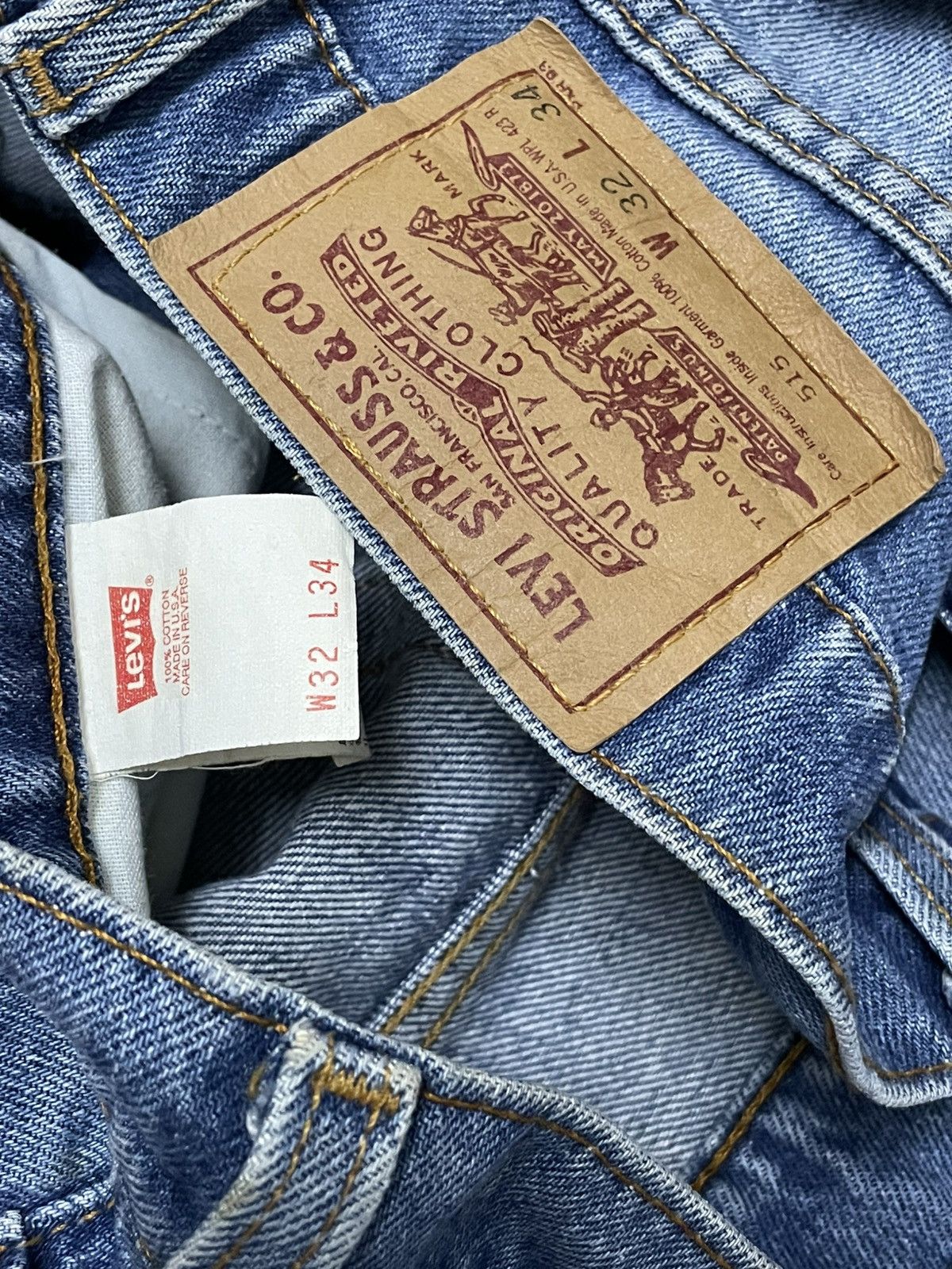 Levi's Vintage Clothing Vintage 1990s Designer Levis 515 Classic Streetwear Denim Size US 30 / EU 46 - 17 Thumbnail