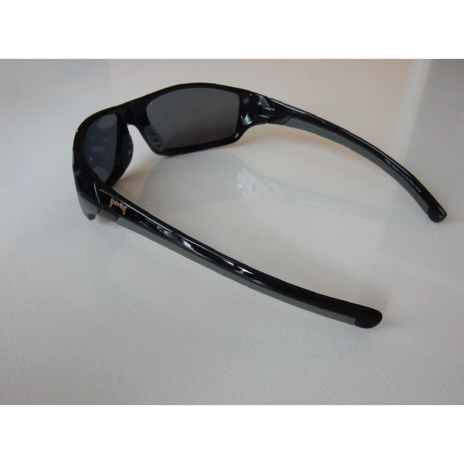 Vintage Strike King Sunglasses 901 P15092 Black Men Wrap Sunglasses Size ONE SIZE - 3 Thumbnail