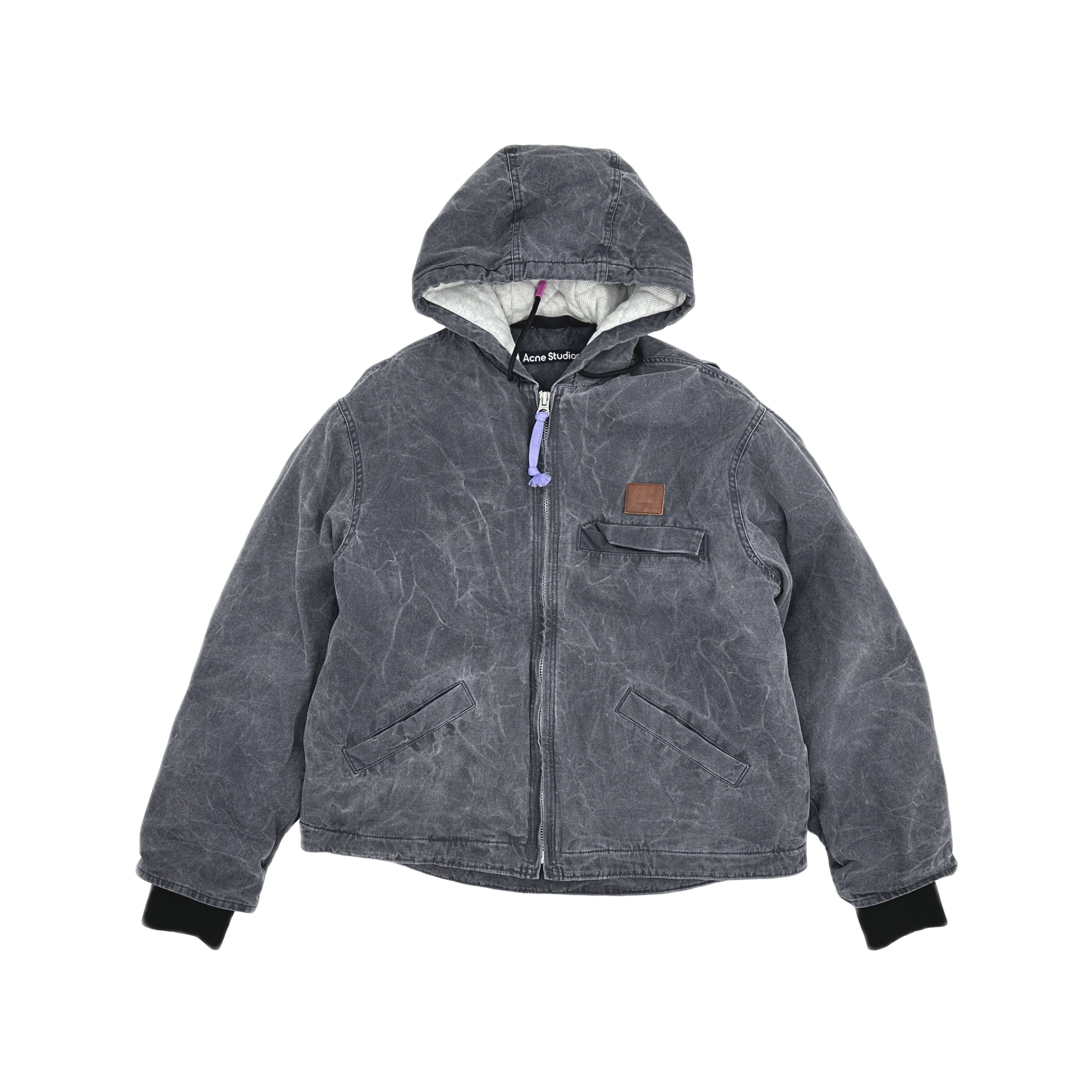 Acne Studios Acne Studios Washed Face Patch Hooded Jacket XS Size US XS / EU 42 / 0 - 1 Thumbnail