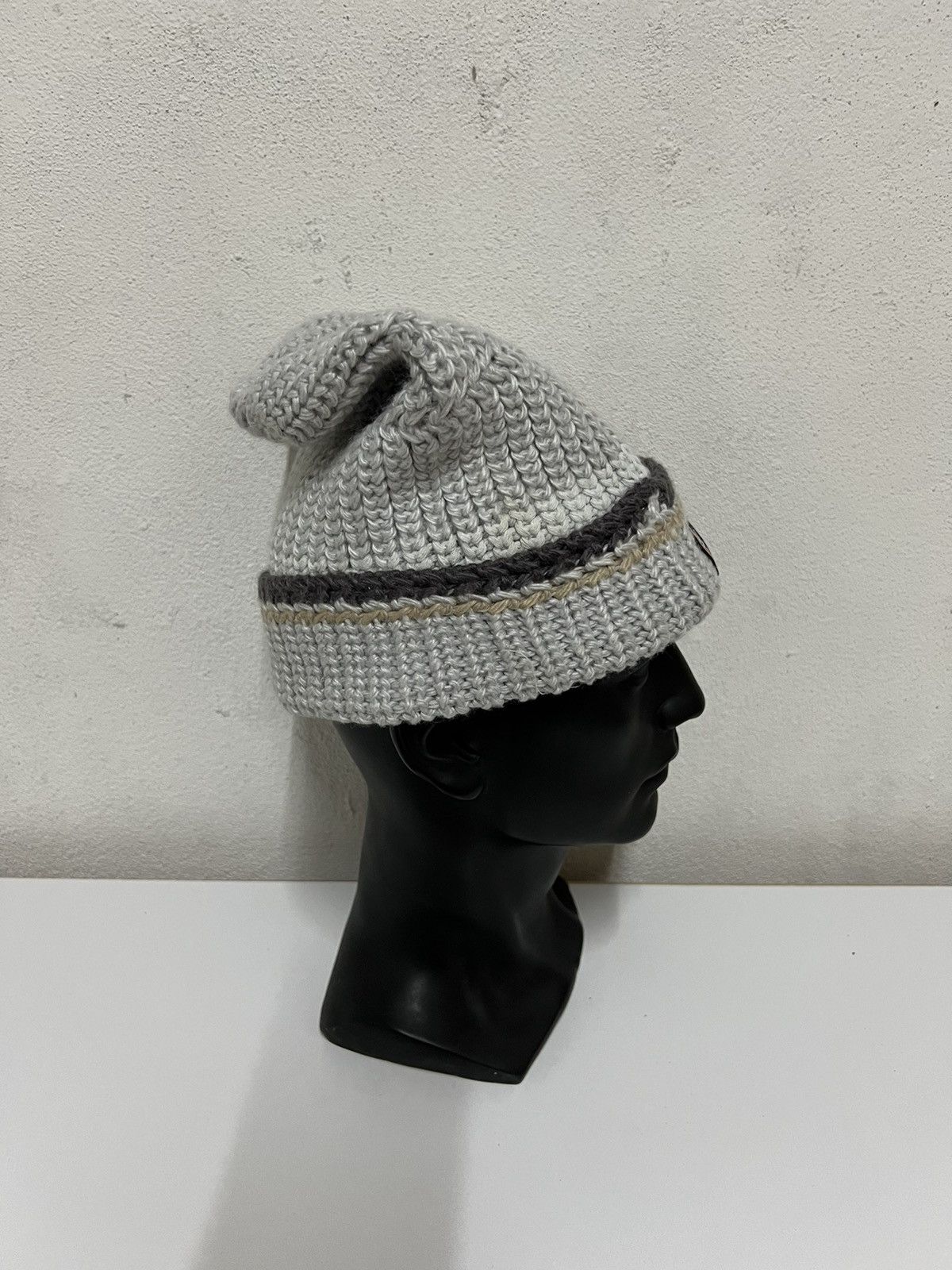 Ellesse Vintage Ellesse Crochet Beanie Hats Size ONE SIZE - 4 Thumbnail