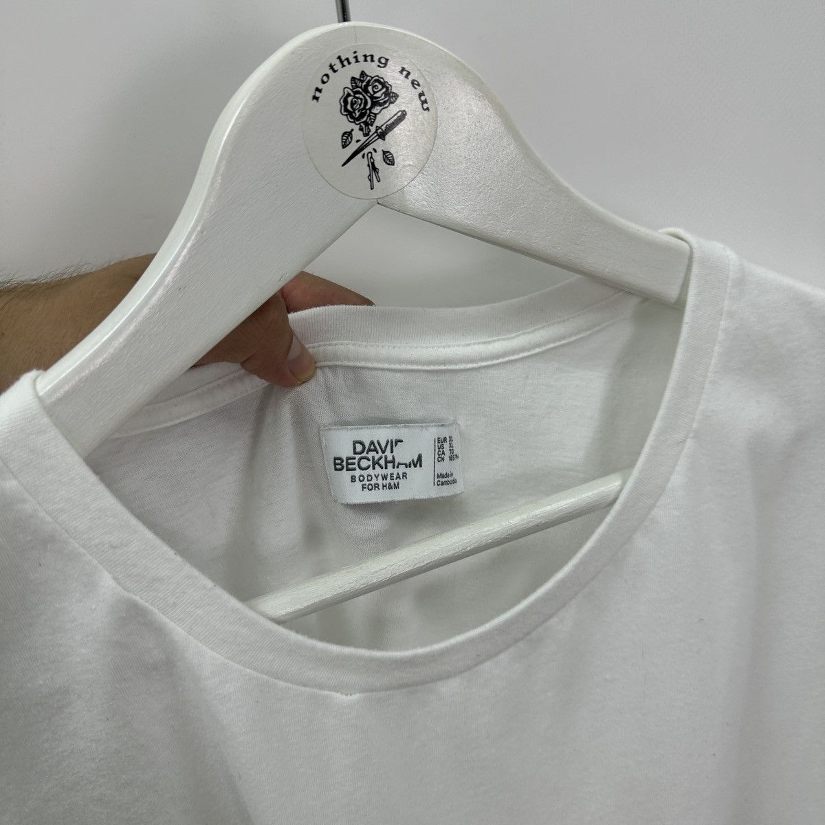 David Beckham × H&M David Beckham x H&M Body wear basic white tee y2k hype XL Size US XL / EU 56 / 4 - 4 Thumbnail
