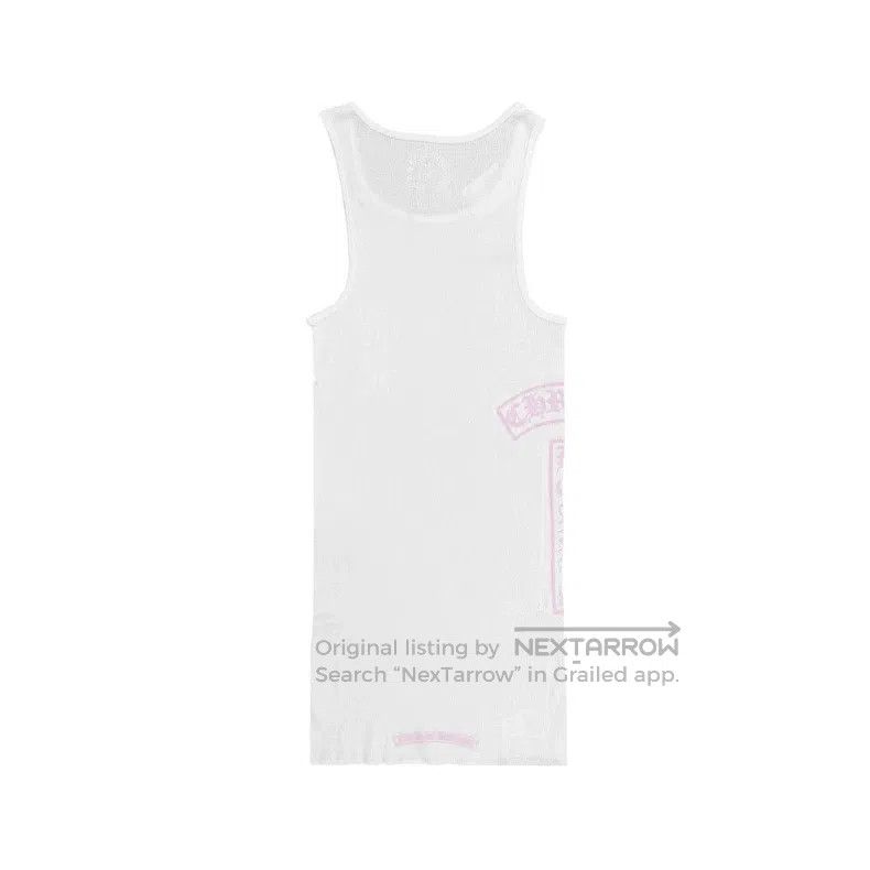 Chrome Hearts CHROME HEARTS Size M White powder T-Bar vest Size M / US 6-8 / IT 42-44 - 2 Thumbnail