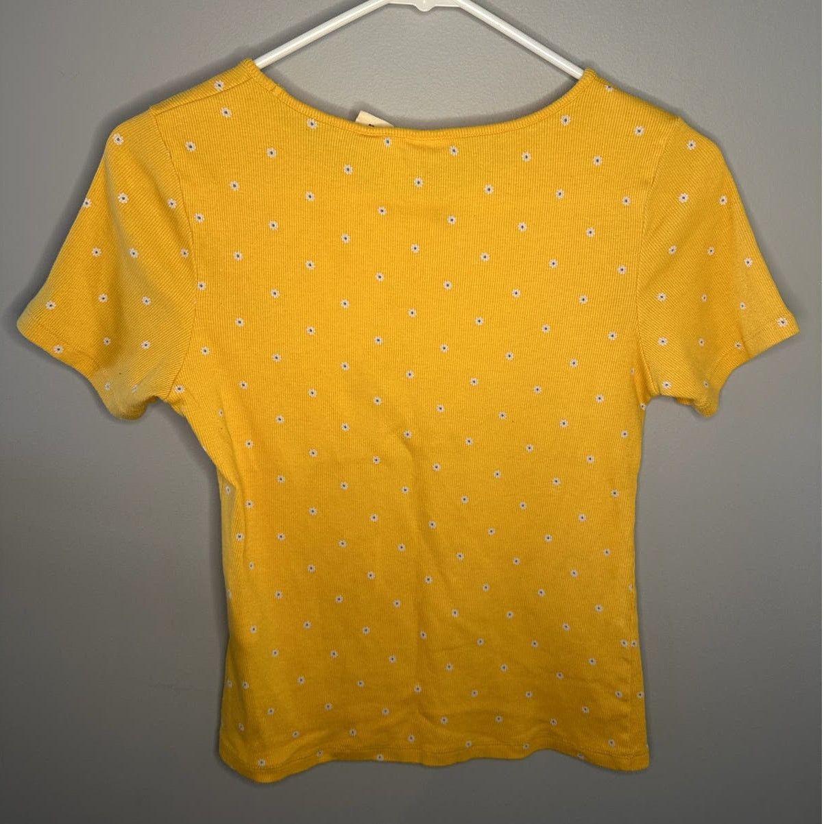Levi's Levi's Daisy Floral Short Sleeve Ribbed Knit T-Shirt Honey M Size M / US 6-8 / IT 42-44 - 6 Thumbnail