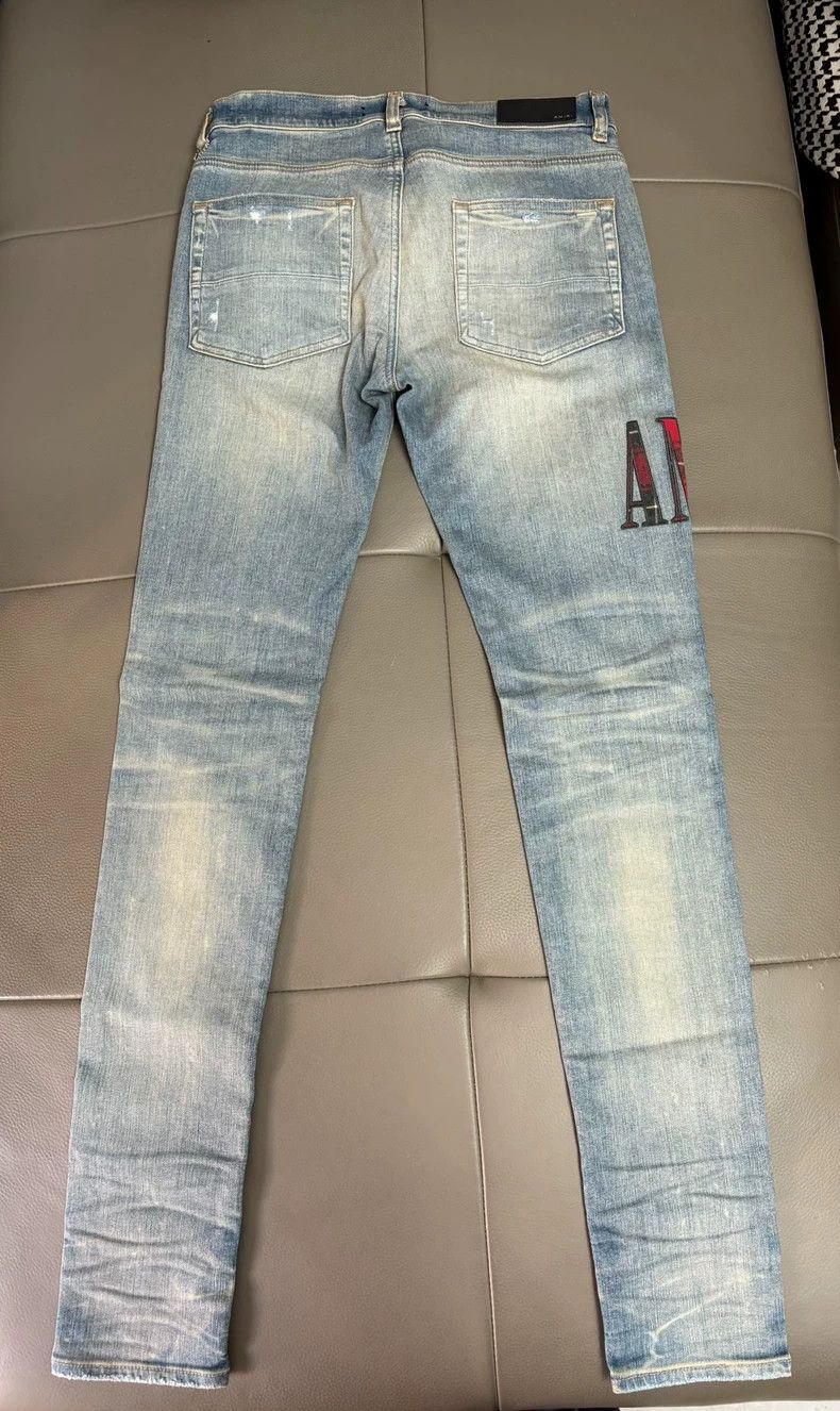 Amiri Amiri embroidered jeans Size US 31 - 2 Thumbnail