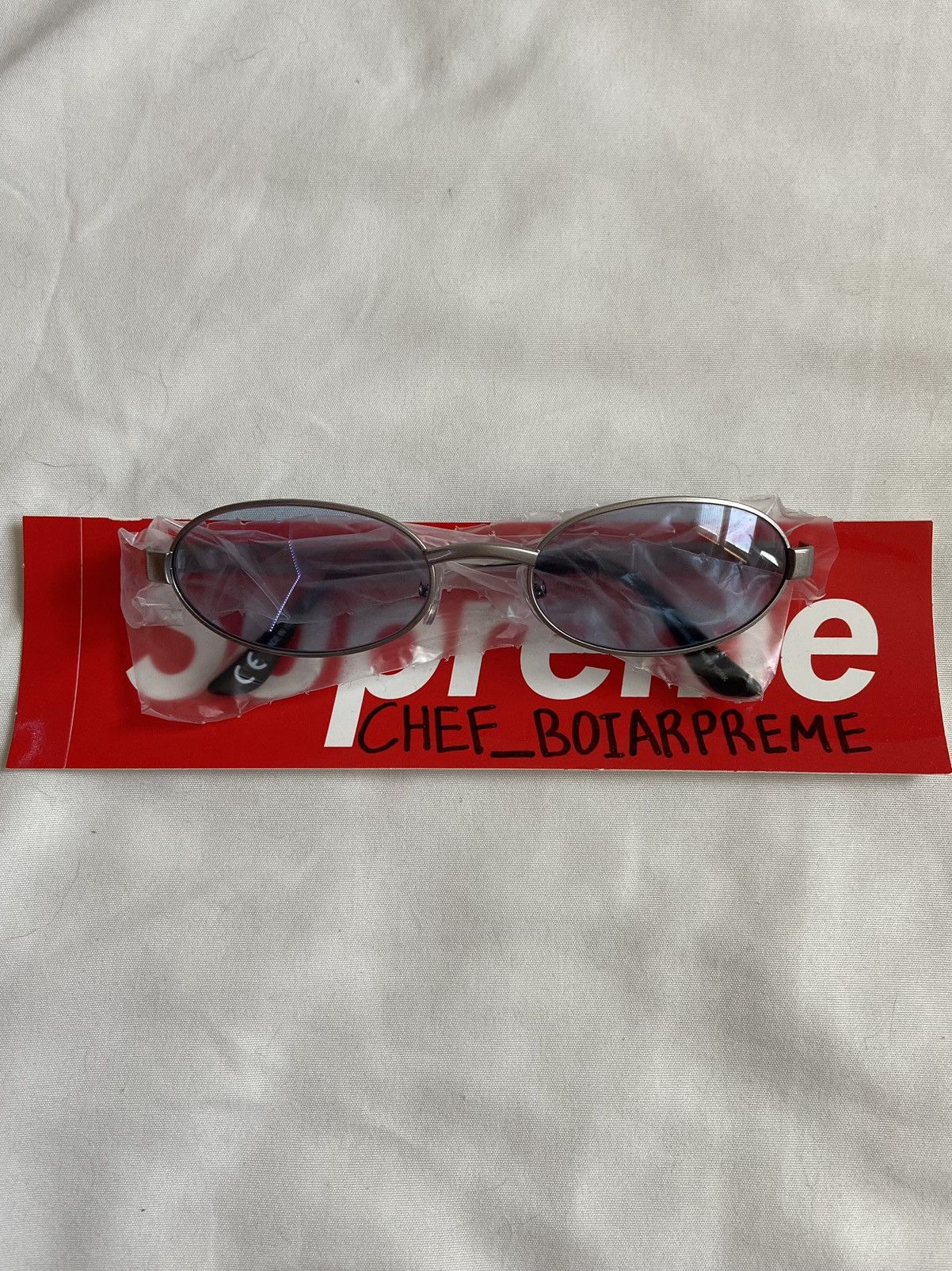Brooks × Supreme Supreme Brooks Sunglasses - Silver | Grailed 