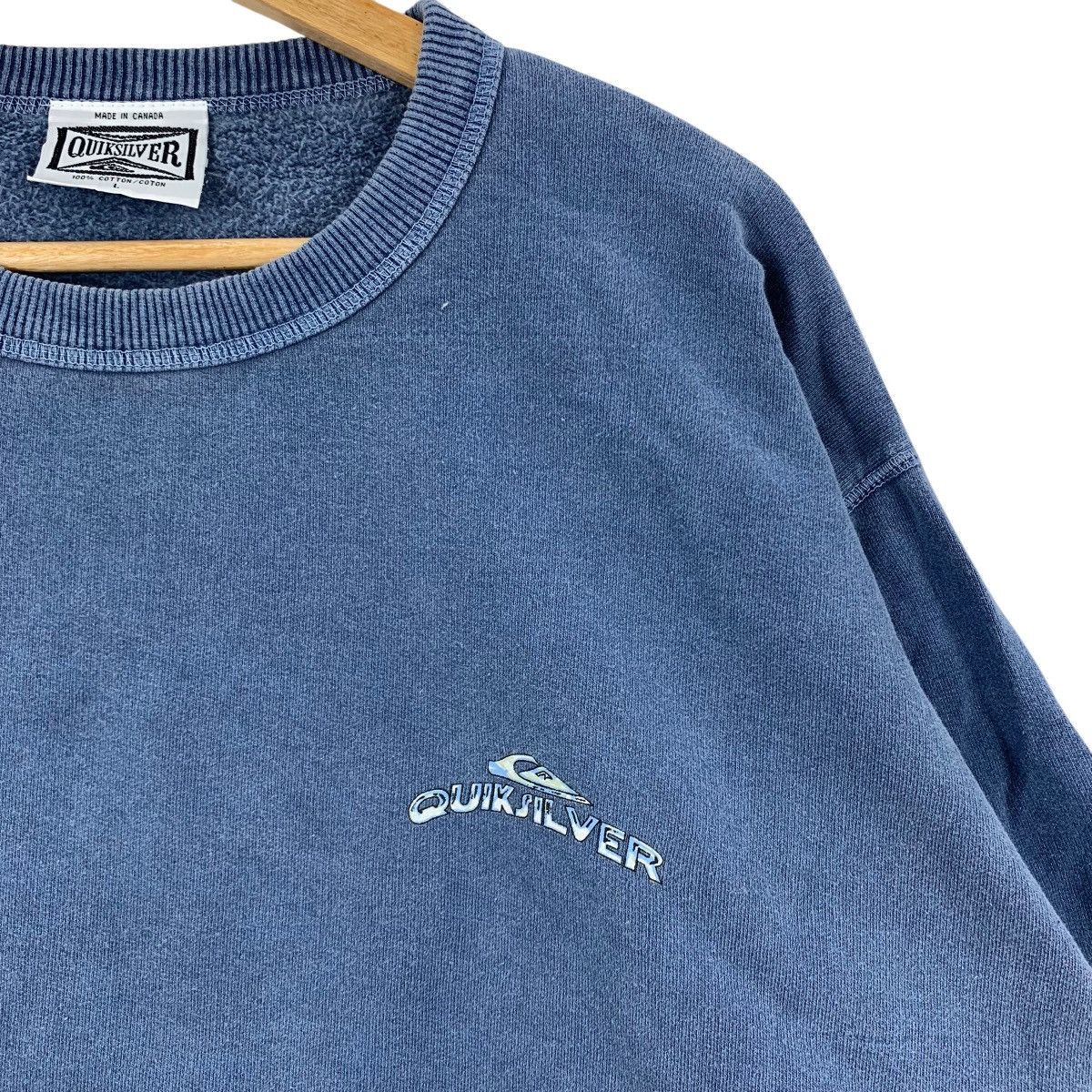 Quiksilver Vintage 90s QUIKSILVER SKATEBOARD Surfboard Surf Sweatshirt Size US L / EU 52-54 / 3 - 5 Thumbnail
