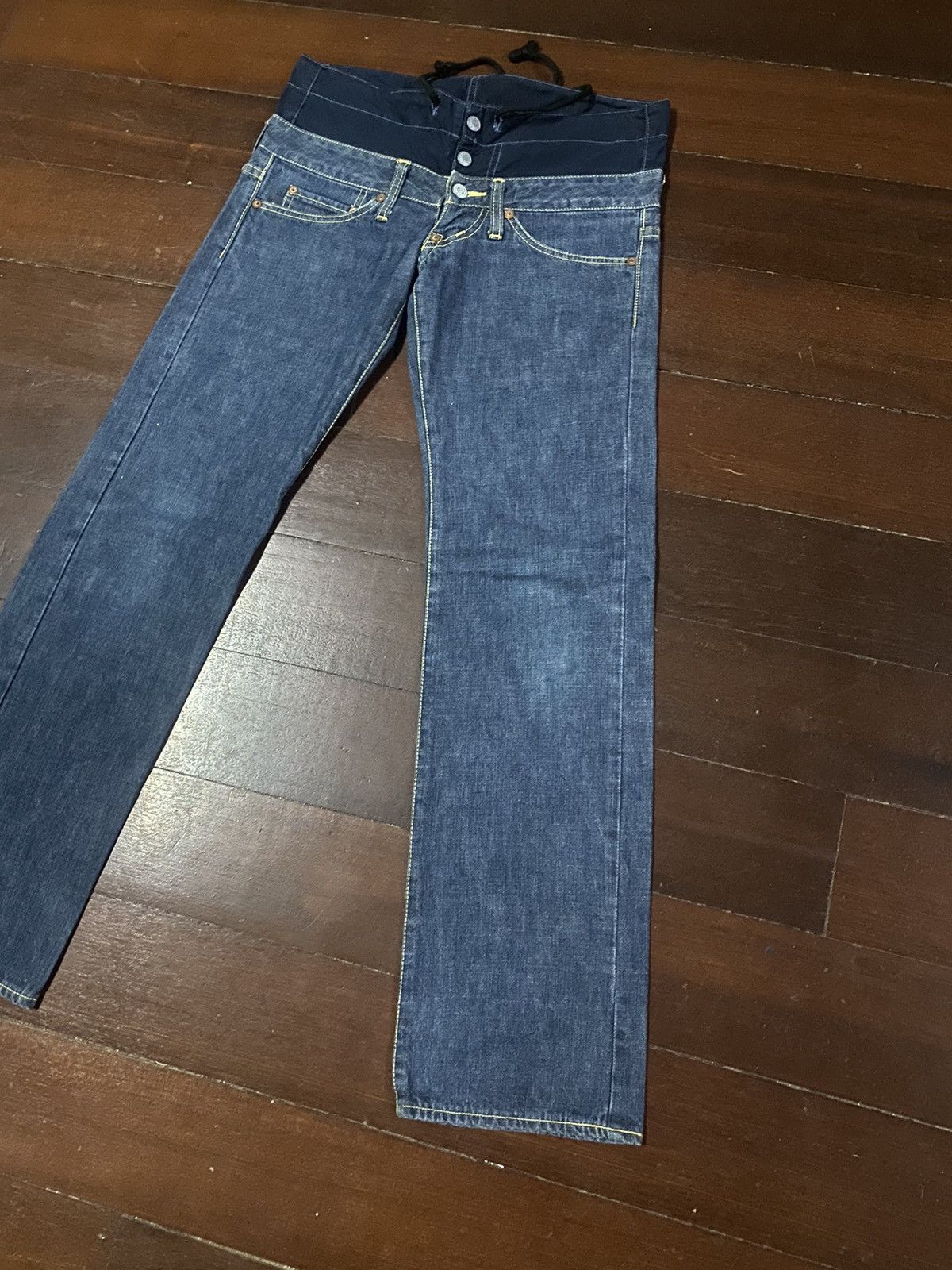 Evisu × Japanese Brand × Le Grande Bleu (L.G.B.) vintage yen japanese brand double waist denim nice design B1 Size US 33 - 6 Thumbnail