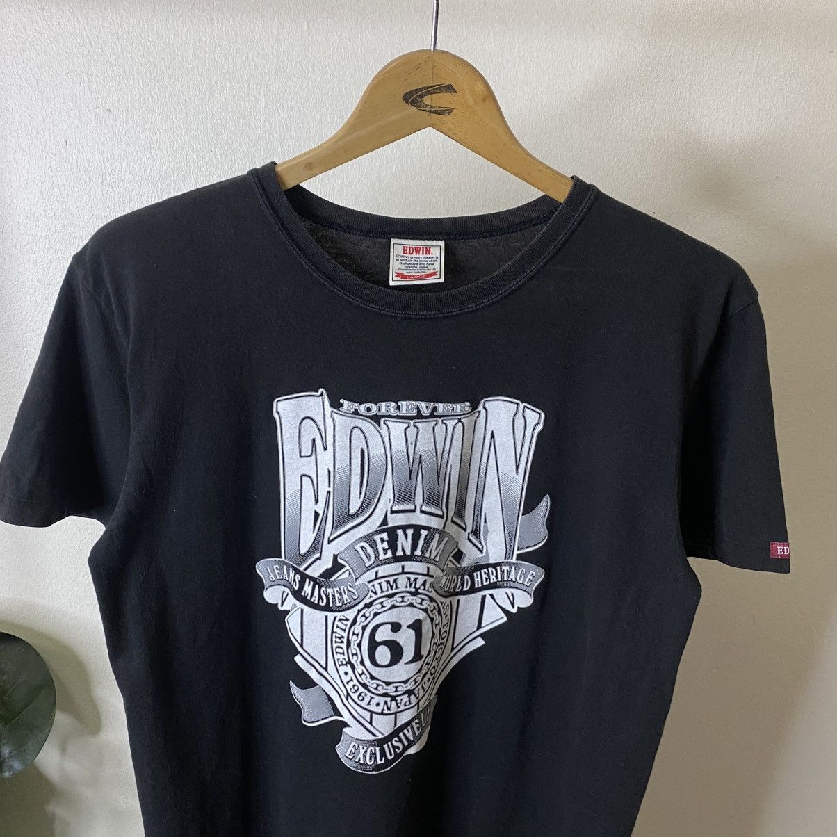 Edwin Vintage 2000s Edwin Jeans Exclusive T Shirt Size US M / EU 48-50 / 2 - 2 Thumbnail