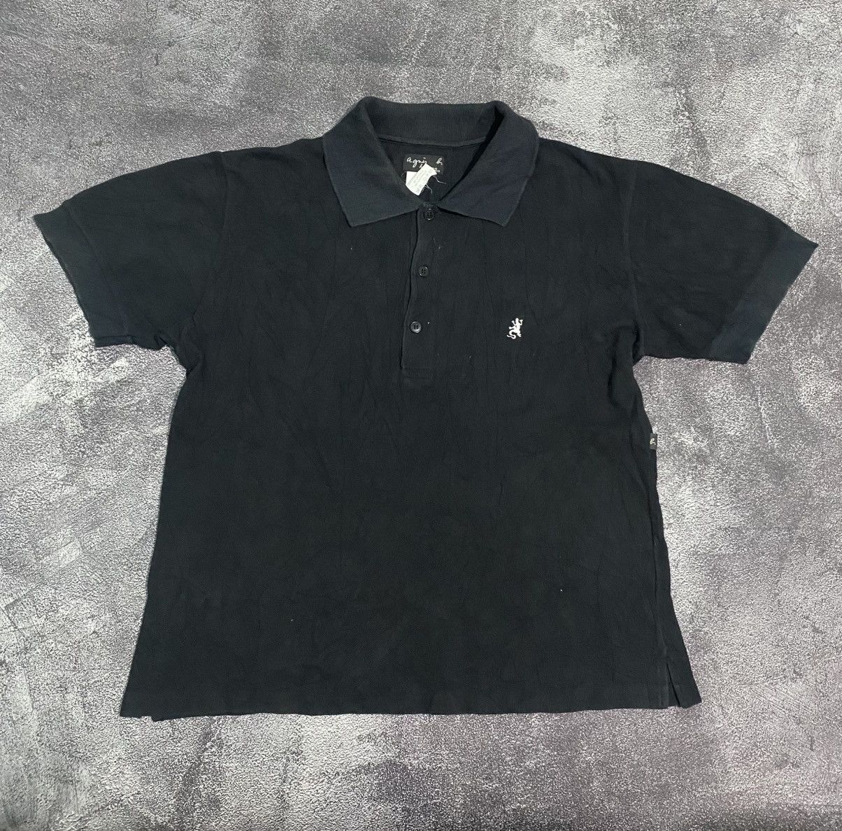 agnes b. Vintage Rare Agnes B Lizard Poloshirt Size US L / EU 52-54 / 3 - 1 Thumbnail