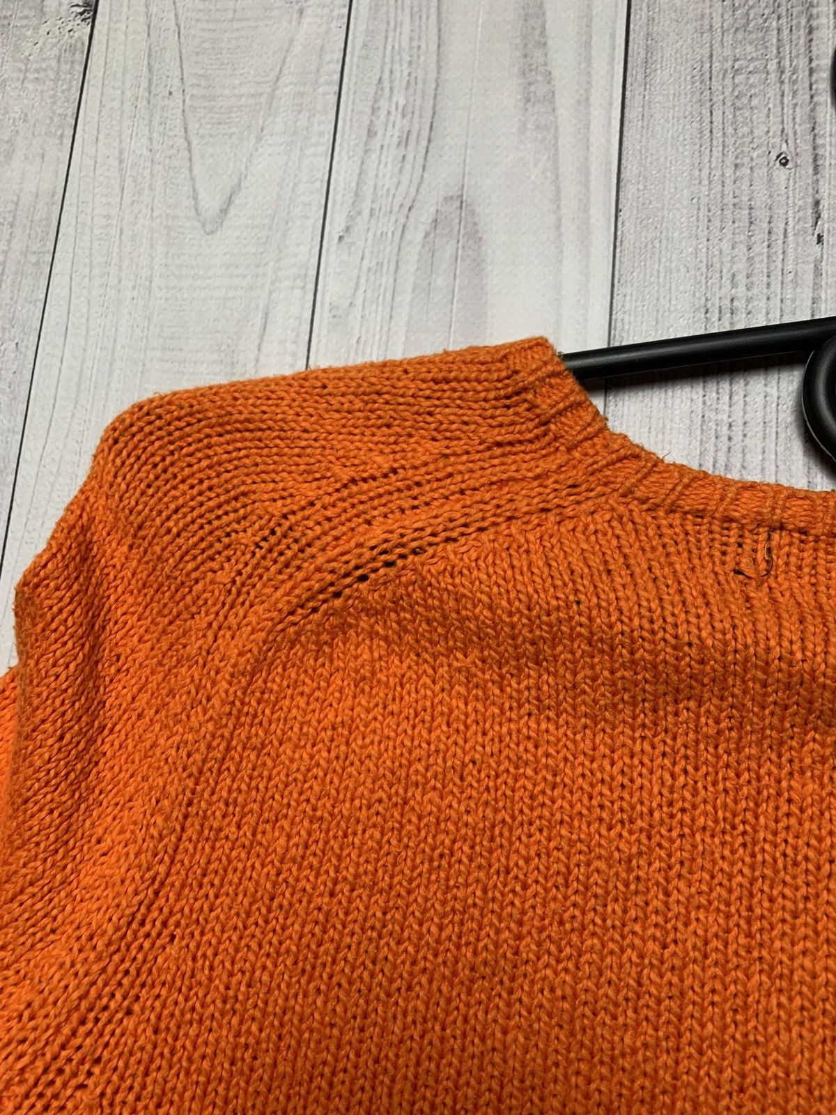 Polo Ralph Lauren × Vintage Vintage polo Ralph Lauren orange sweater Avant-garde Size S Size S / US 4 / IT 40 - 10 Thumbnail