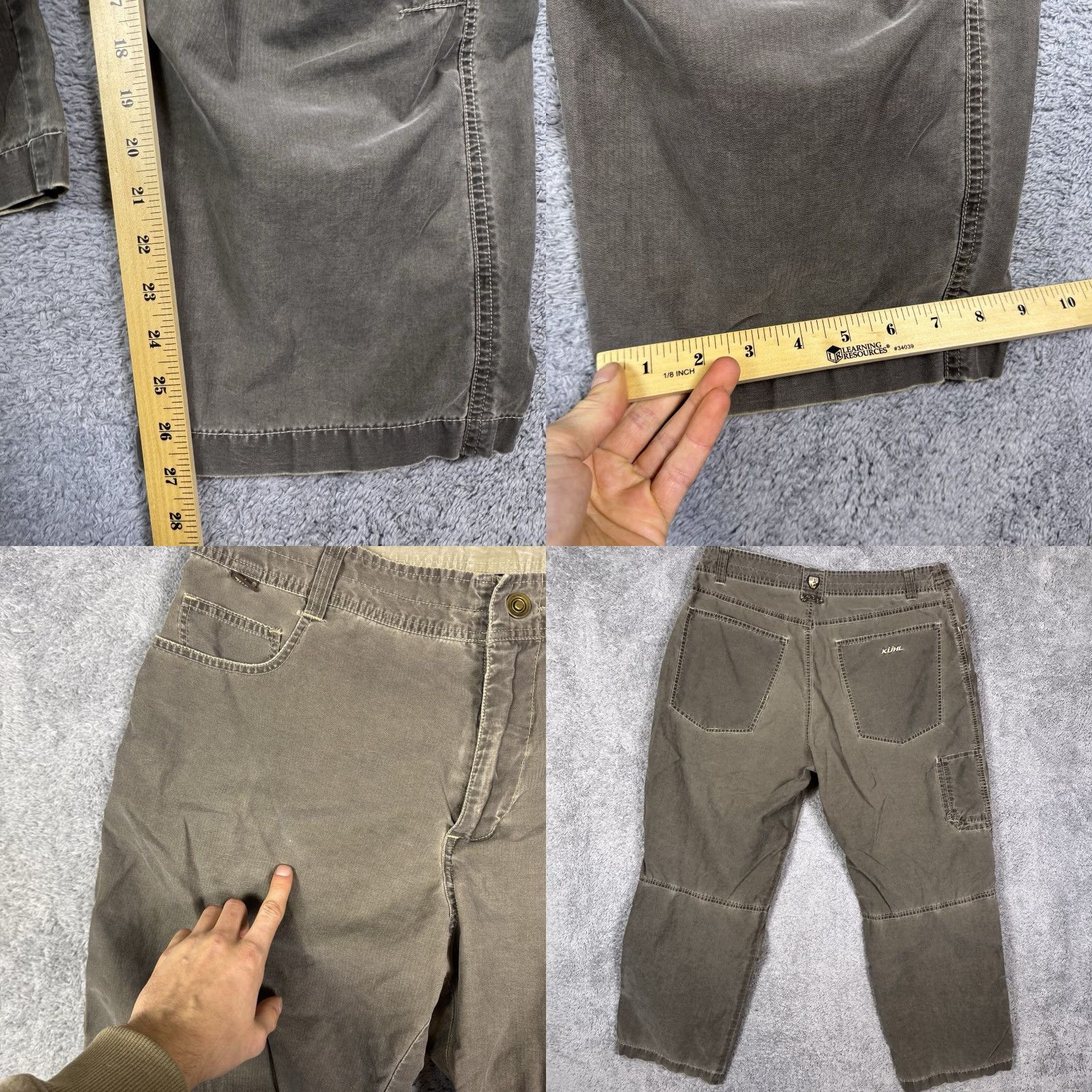 Vintage KUHL Pants Men 34x30 Radikl Renegade Vintage Patina Dye Quick Dry Hike Carpenter Size US 34 / EU 50 - 9 Thumbnail