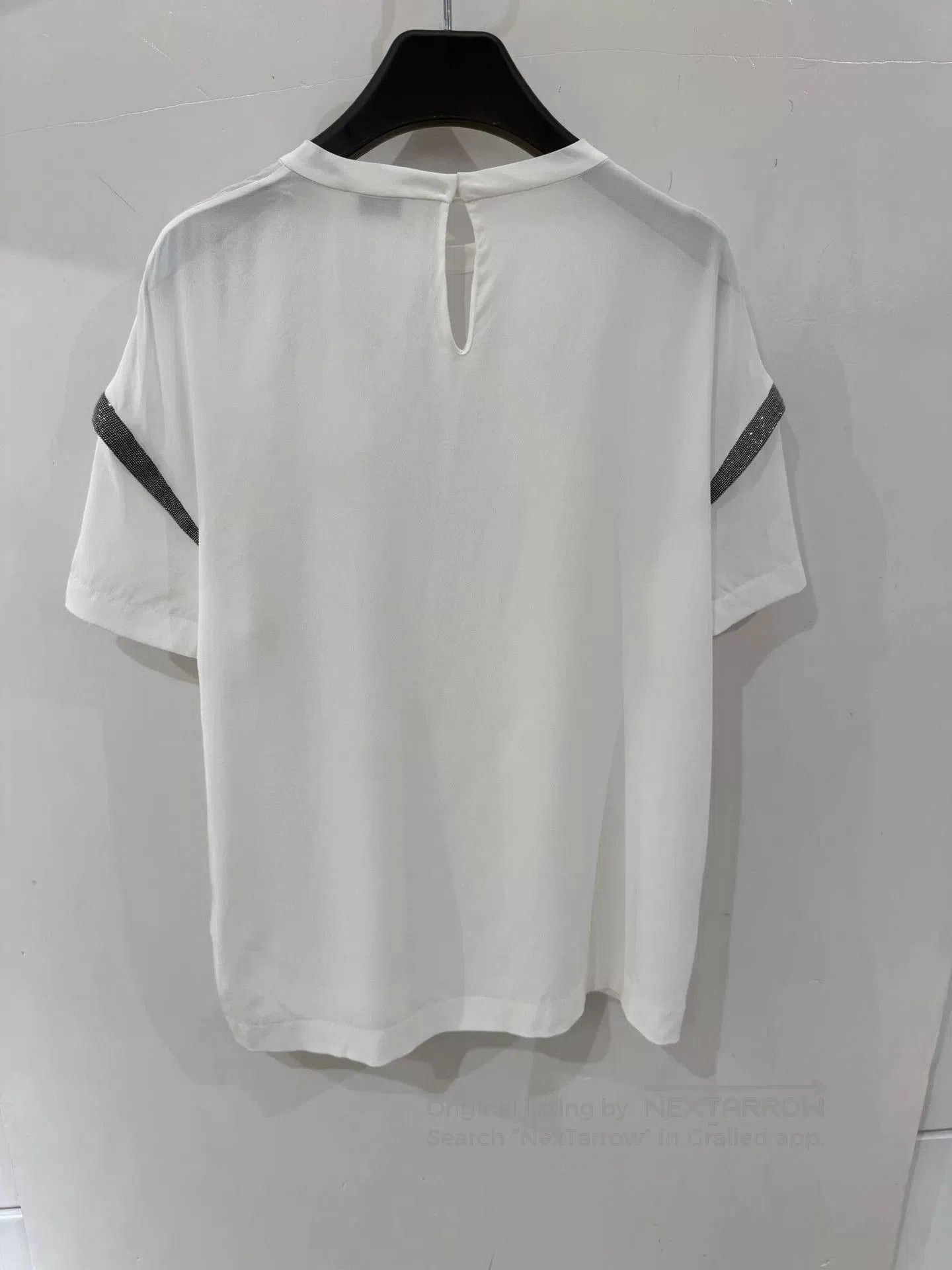 Brunello Cucinelli Brunello Cucinelli Silk Short Sleeve Top. Size US S / EU 44-46 / 1 - 5 Thumbnail