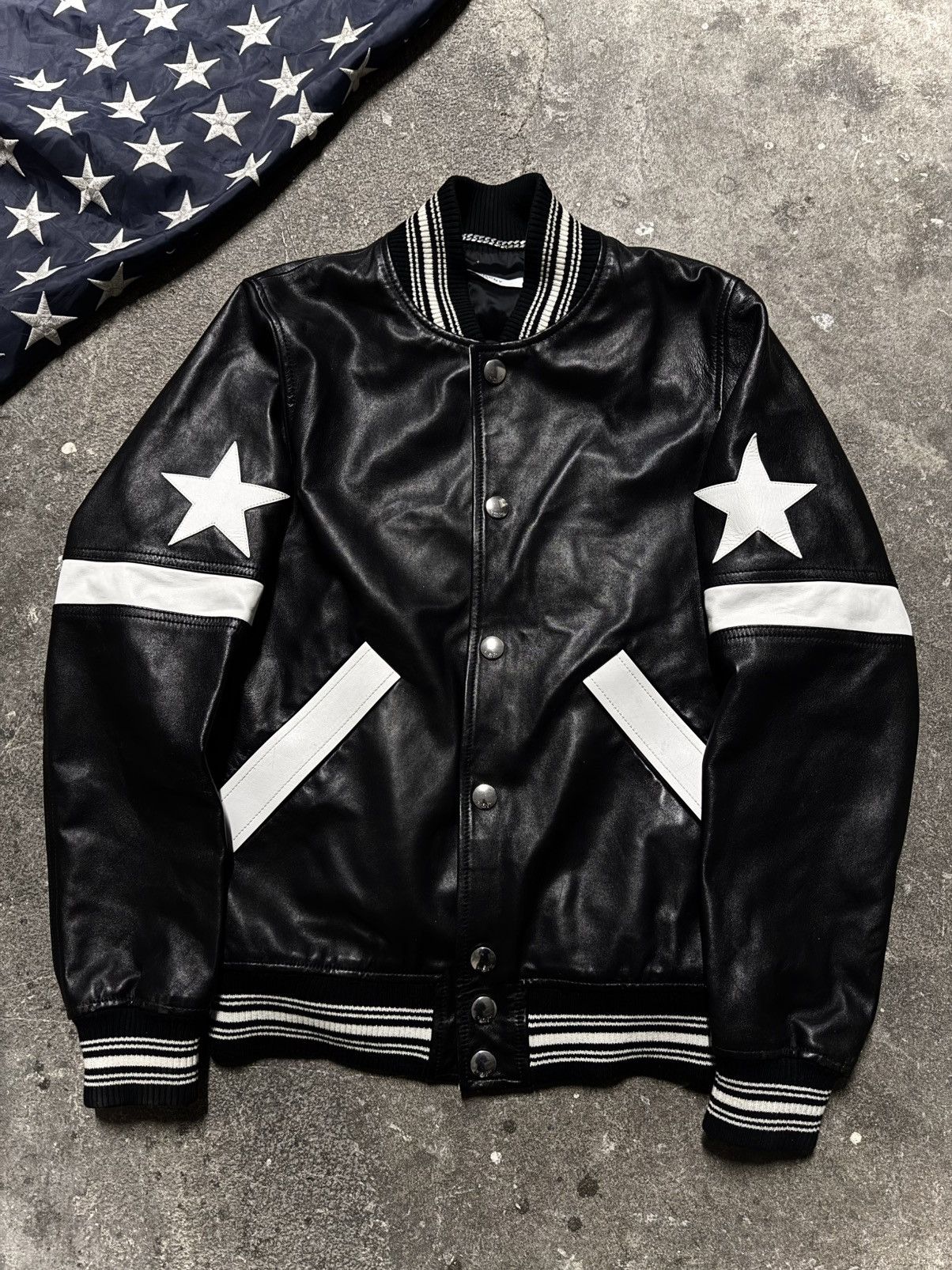 Givenchy Givenchy star leather jacket | Grailed