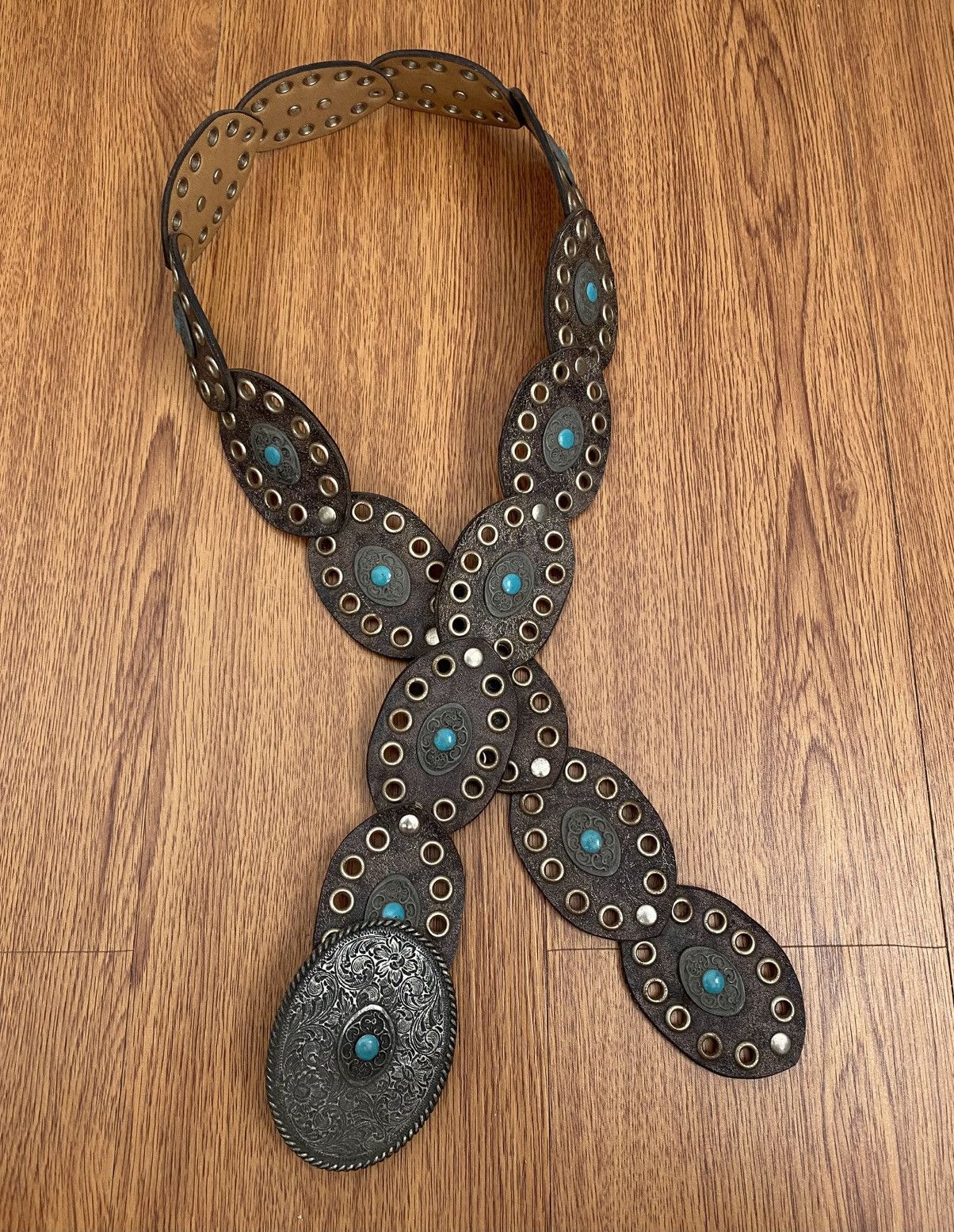 If Six Was Nine Vintage Japanese concho belt Size ONE SIZE - 1 Thumbnail