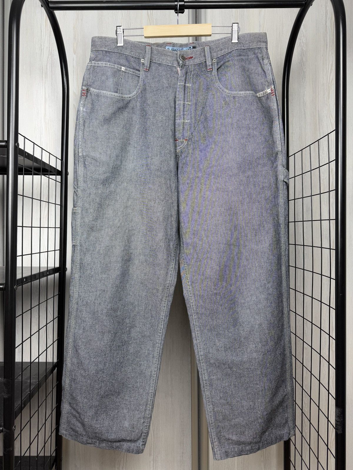 Mecca Mecca USA Denim Baggy Carpenter y2k vintage Wide pants 36 Size US 36 / EU 52 - 4 Thumbnail