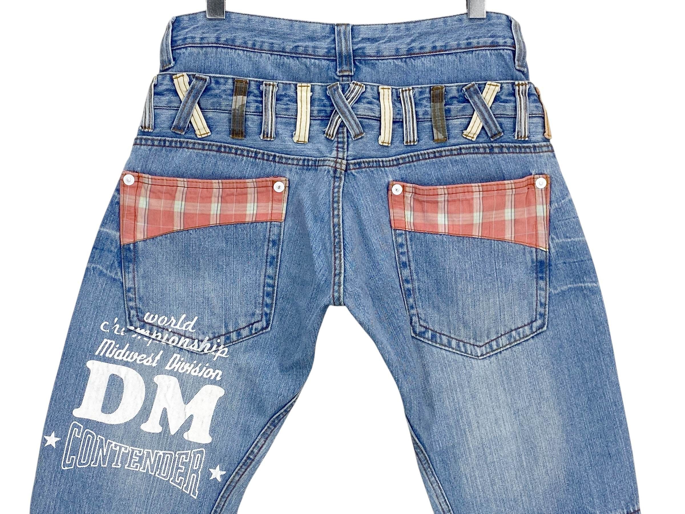 Japanese Brand Dominates Jeans Double Waist Jeans Japanese Jeans Size US 32 / EU 48 - 7 Thumbnail