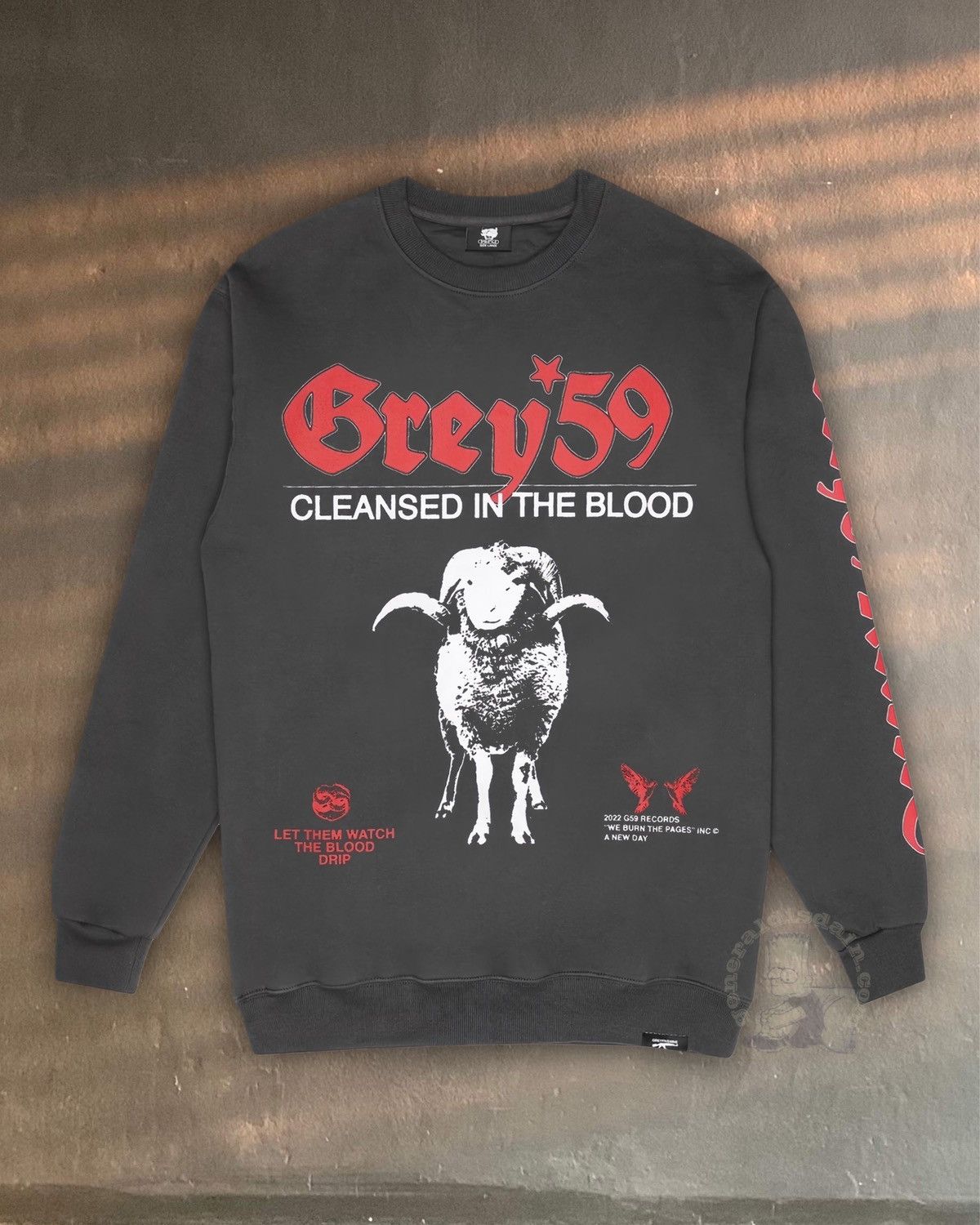 G59 Records suicideboys G59 Cleansed in the blood CHARCOAL staff goat Size US XL / EU 56 / 4 - 1 Thumbnail