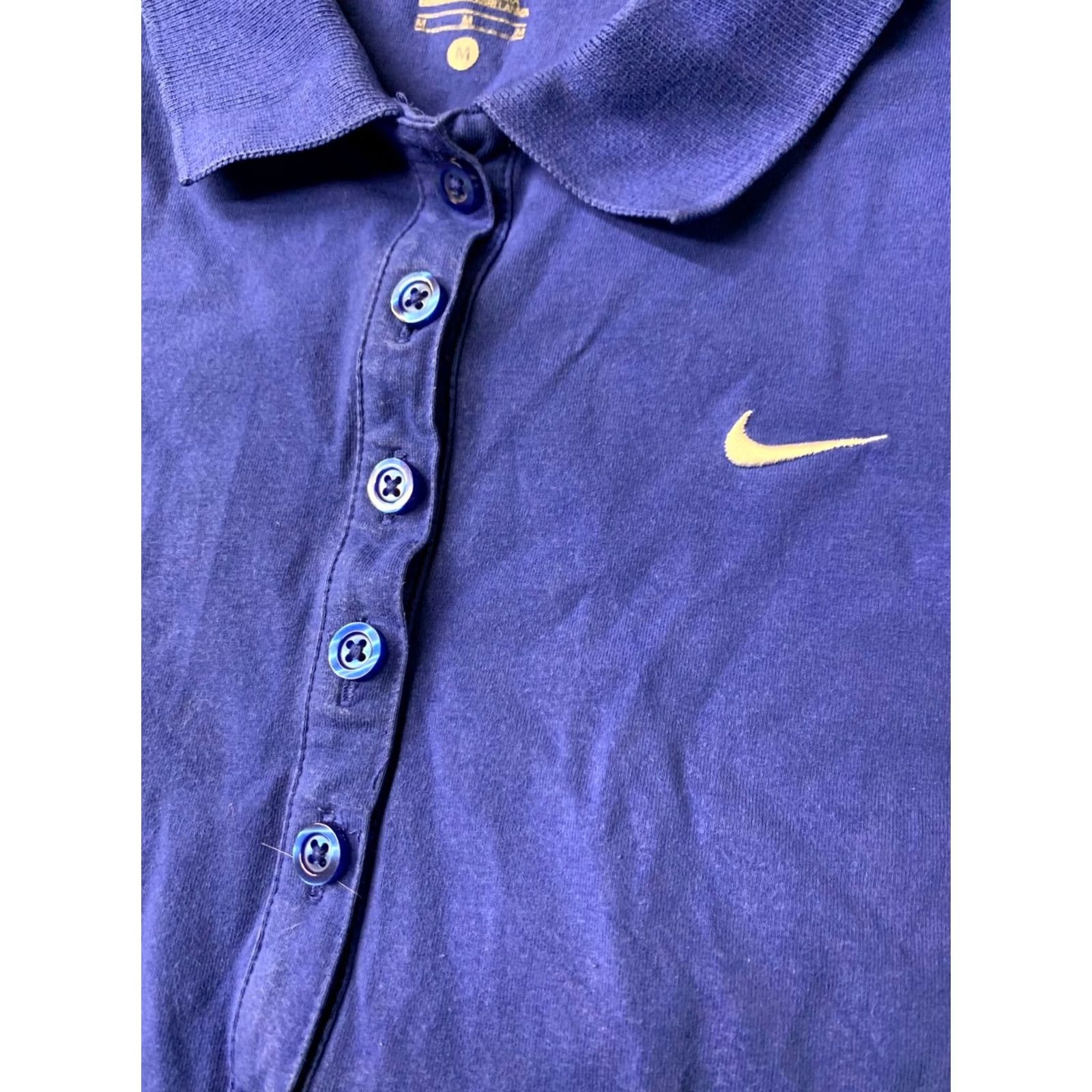 Nike NIKE Polo Shirt Women Casual Short Sleeve Blue M Size M / US 6-8 / IT 42-44 - 4 Thumbnail