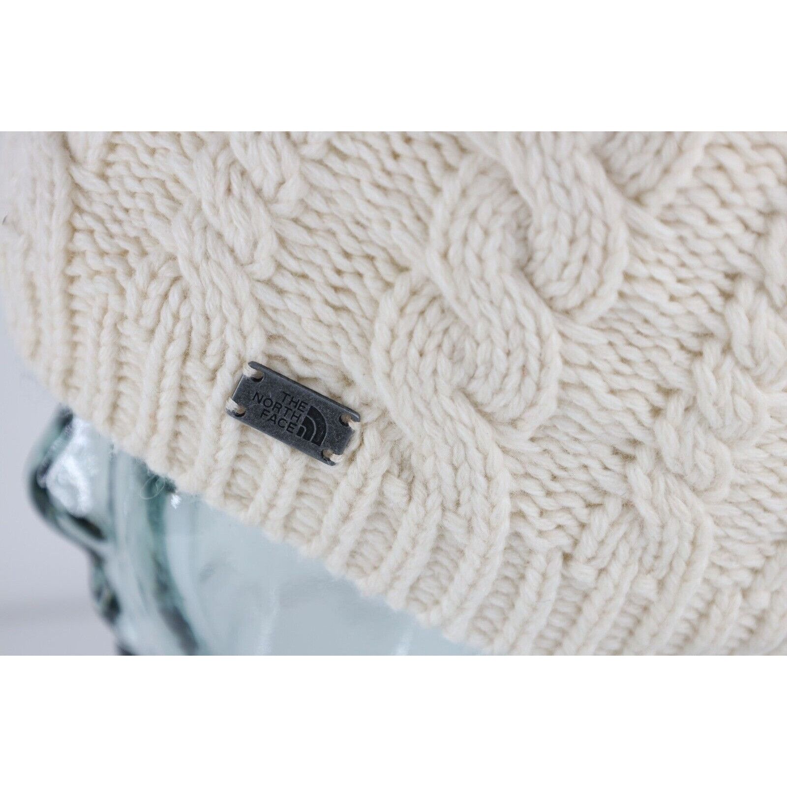 The North Face The North Face Spell OutWool Chunky Cable Knit Beanie Hat Size ONE SIZE - 4 Thumbnail