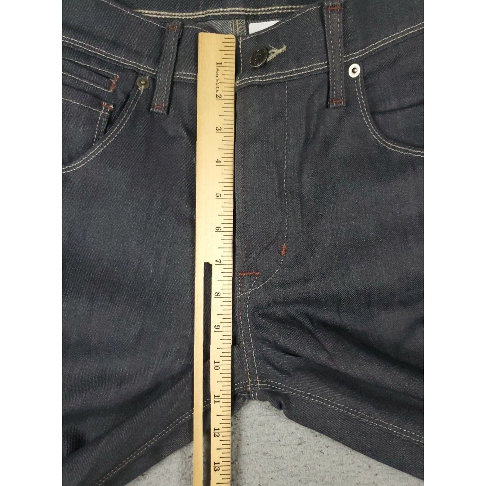 Levi's Levis 511 Slim Fit Straight Leg Jeans Mens 34x34 Blue Cotton Denim Pants Size US 34 / EU 50 - 3 Thumbnail