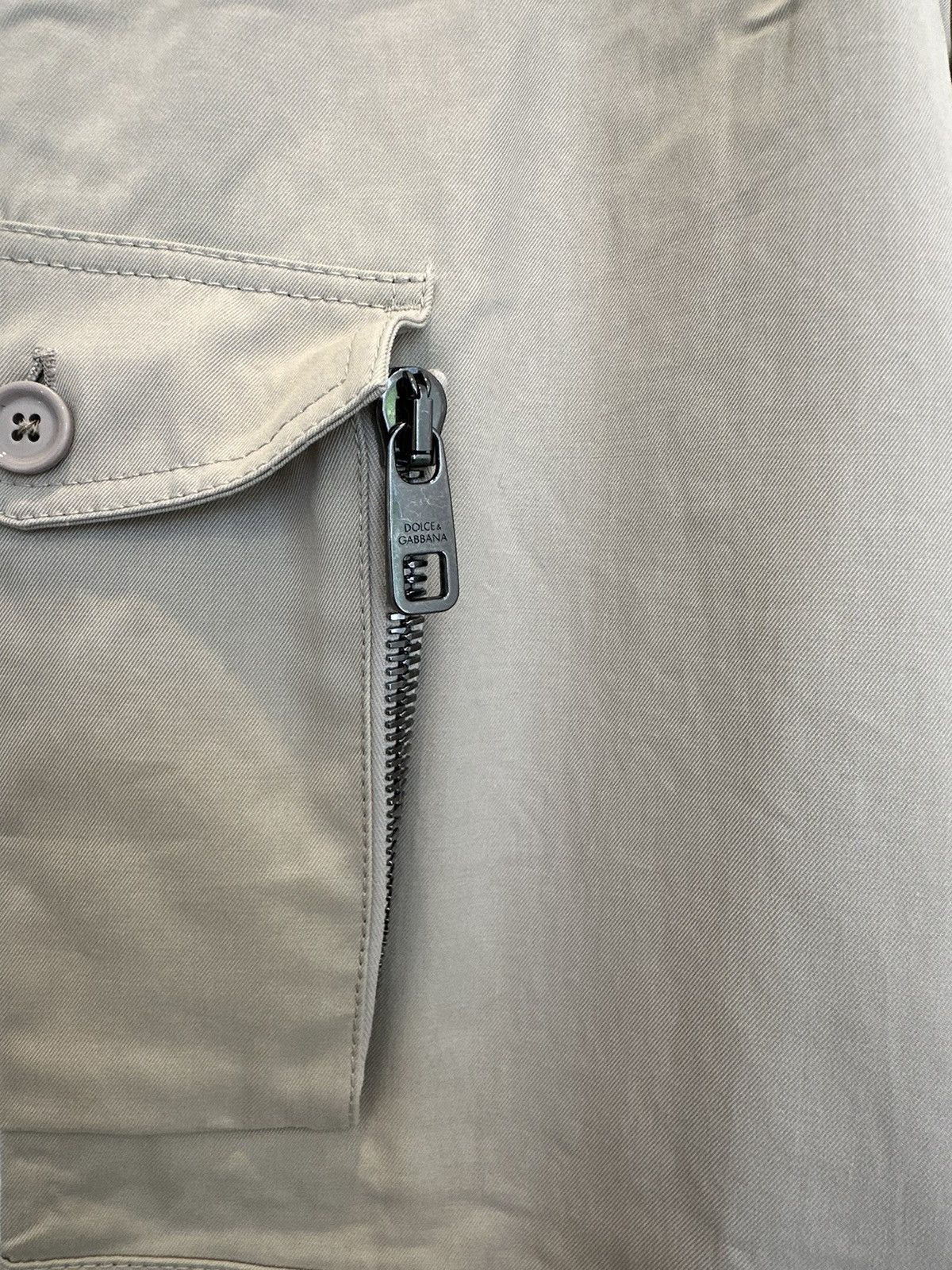 Dolce & Gabbana Dolce & Gabbana Beige Cargo Parachute Pants Size US 34 / EU 50 - 4 Thumbnail