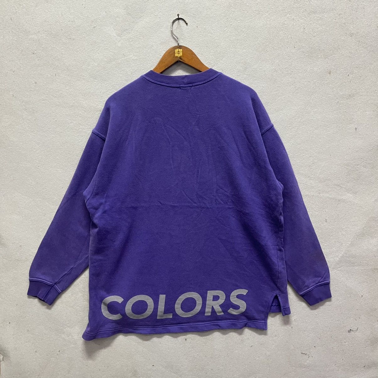 United Colors Of Benetton 90s Benetton “COLORS” Crewneck Sweatshirt (XL) Size US XL / EU 56 / 4 - 5 Thumbnail
