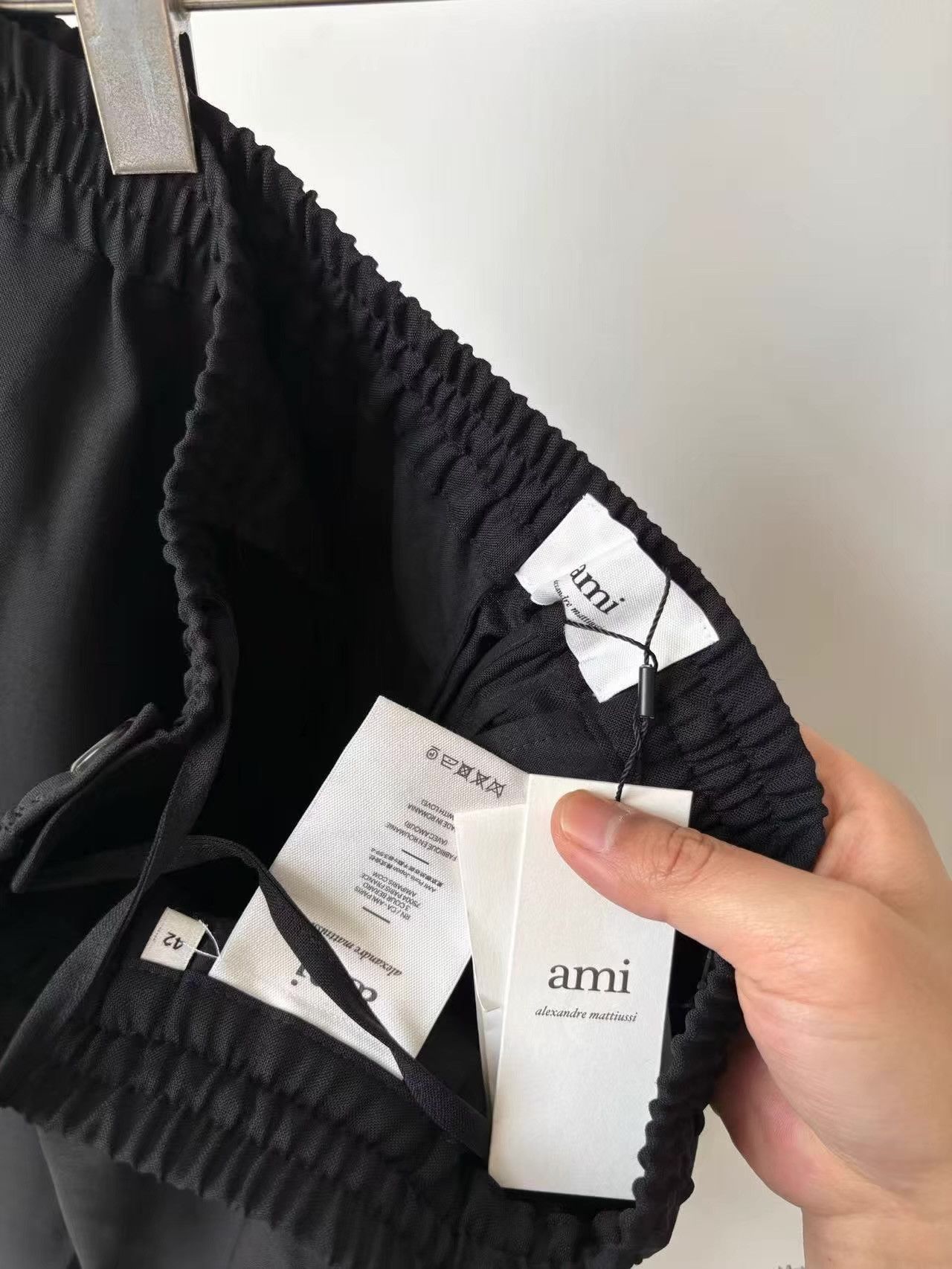 AMI AMI men's thin wool casual nine-point pants Ｑ23 Size US 32 / EU 48 - 4 Thumbnail