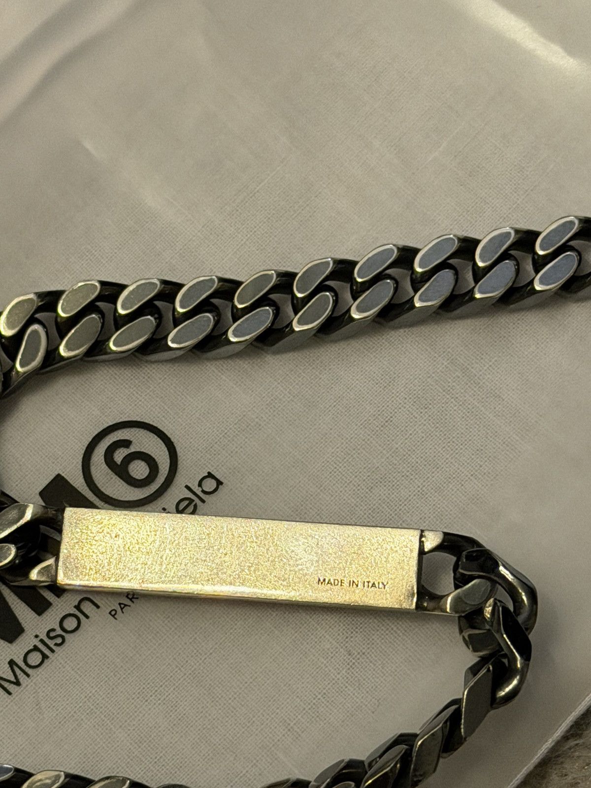 Maison Margiela Chain logo necklace Size ONE SIZE - 5 Thumbnail