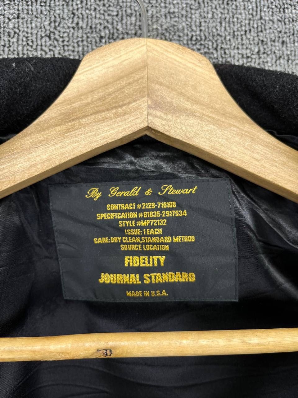 Fidelity Vintage Fidelity X Journal Standard Black Wool Jacket Size S / US 4 / IT 40 - 6 Thumbnail