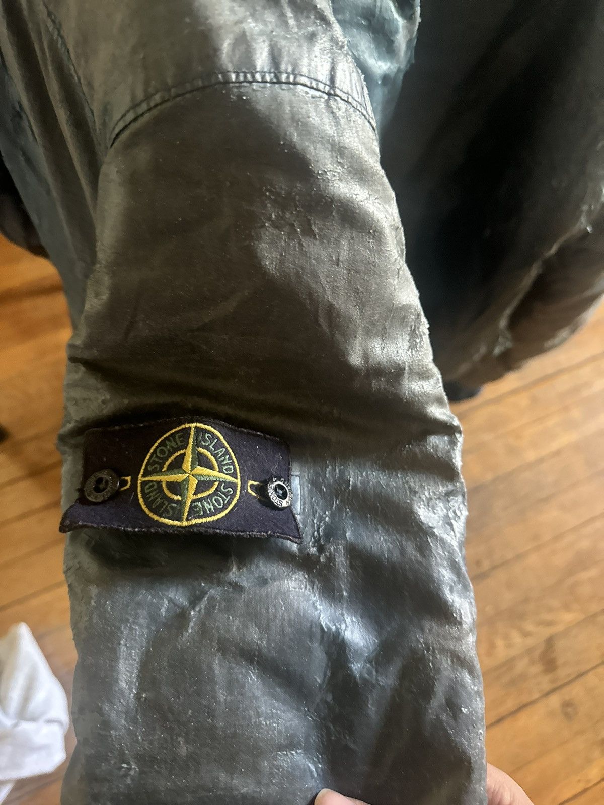 Stone Island Stone Island Coated Archive Cotton Raso Gommato Jacket Size US S / EU 44-46 / 1 - 10 Thumbnail