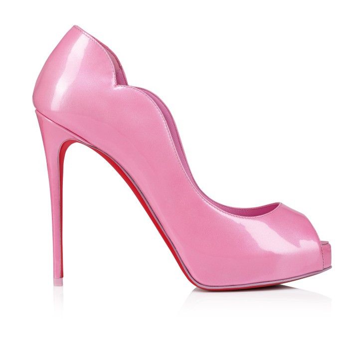 Christian Louboutin oc11z0425 Hot Chick Alta 120 Nappa Lining in Baby Pink Size US 9 / IT 39 - 2 Thumbnail