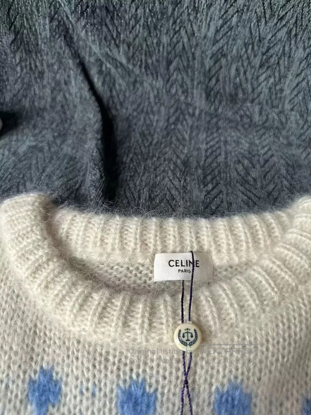Celine Celine Triomphe Mohair Sweater. Size S / US 4 / IT 40 - 3 Thumbnail